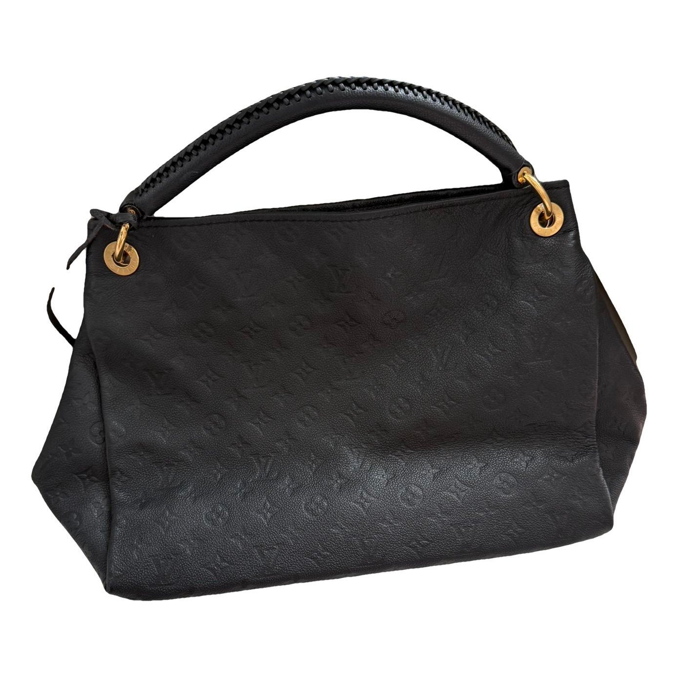 Artsy leather handbag