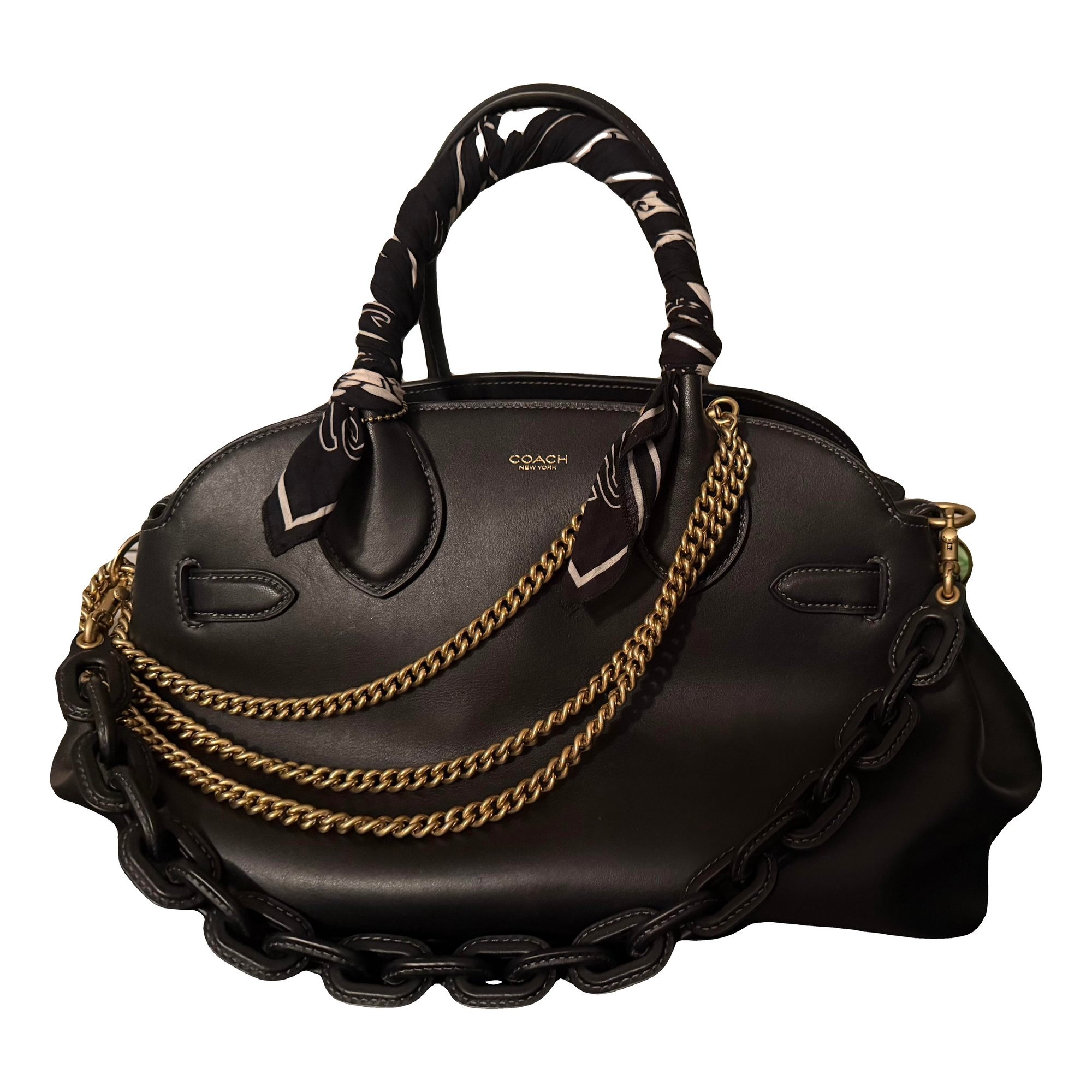 Leather satchel