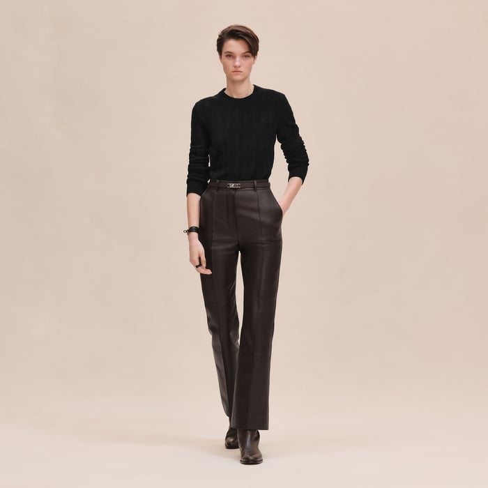 Noir "H" Long-sleeve Sweater