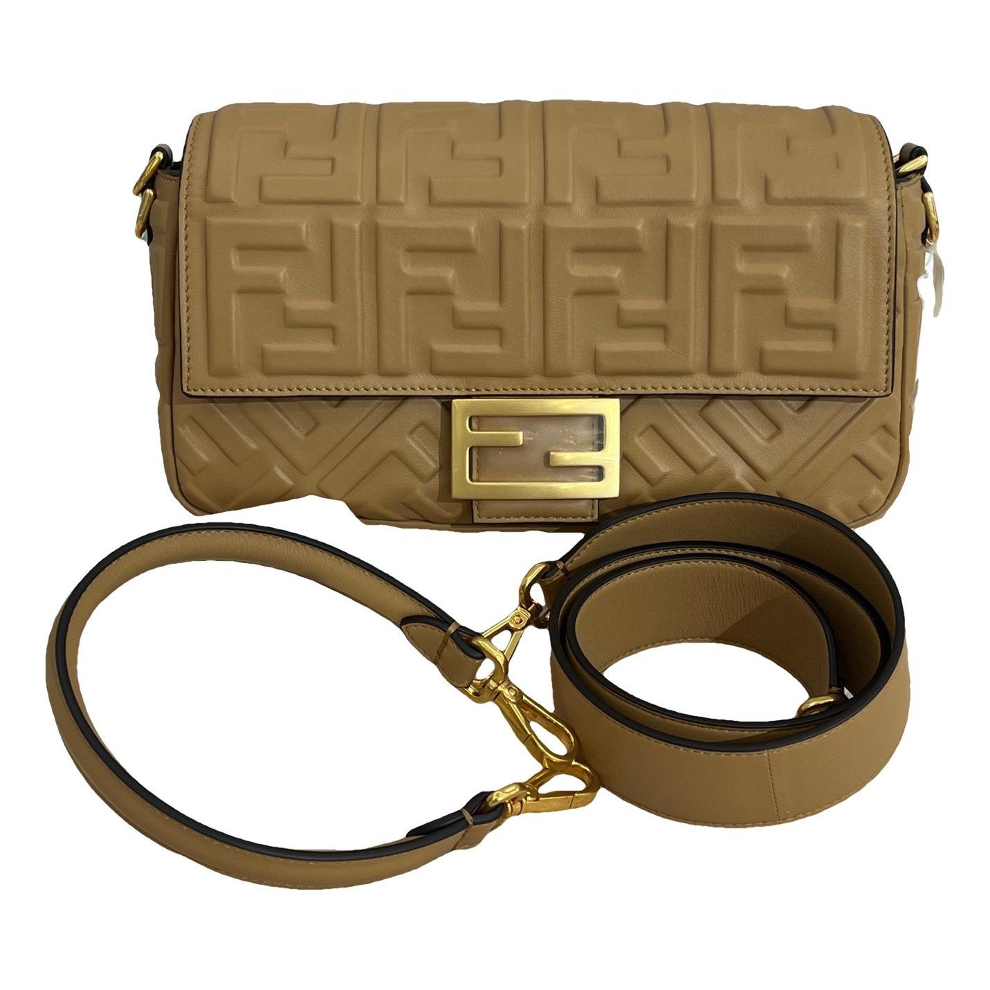 Baguette leather handbag