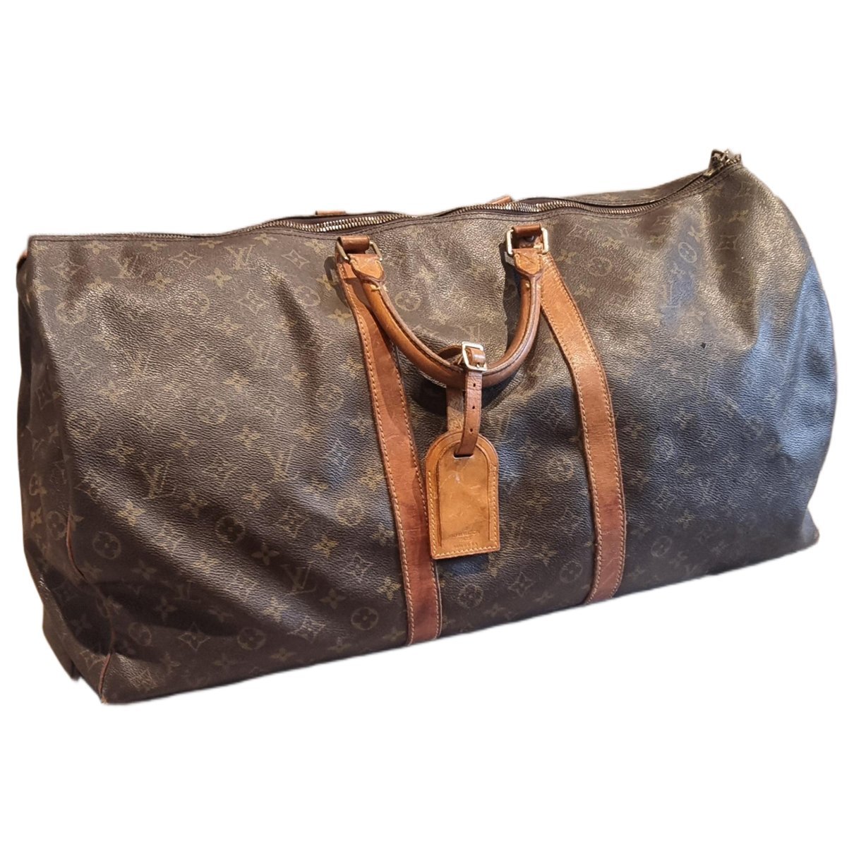 Leather travel bag