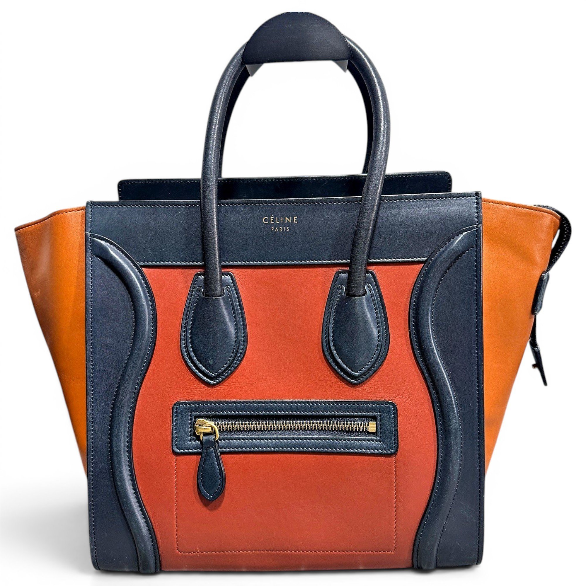 Luggage leather handbag