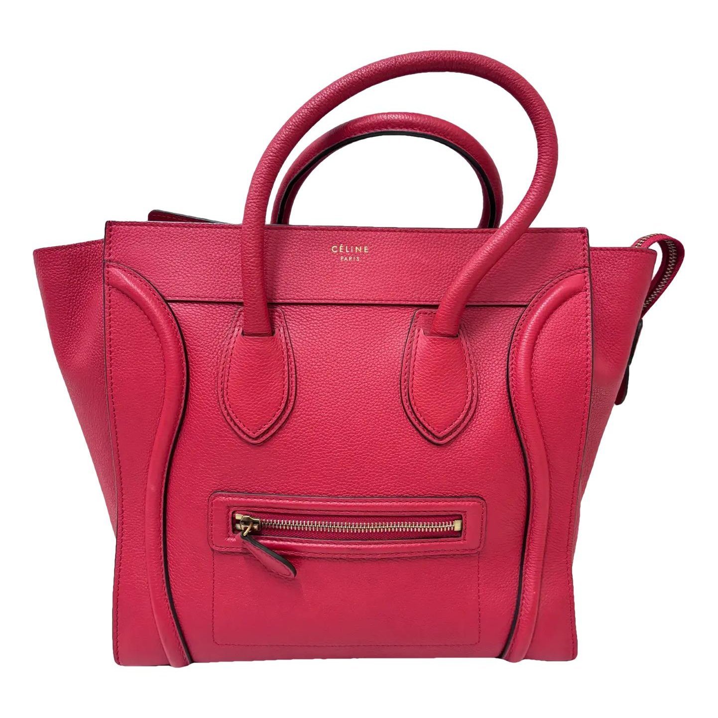 Luggage leather handbag