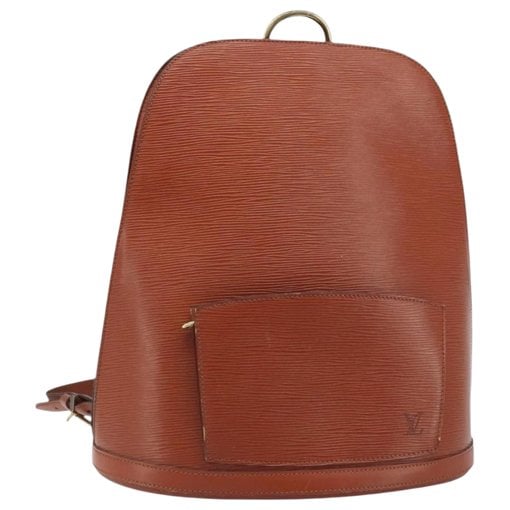 Leather backpack