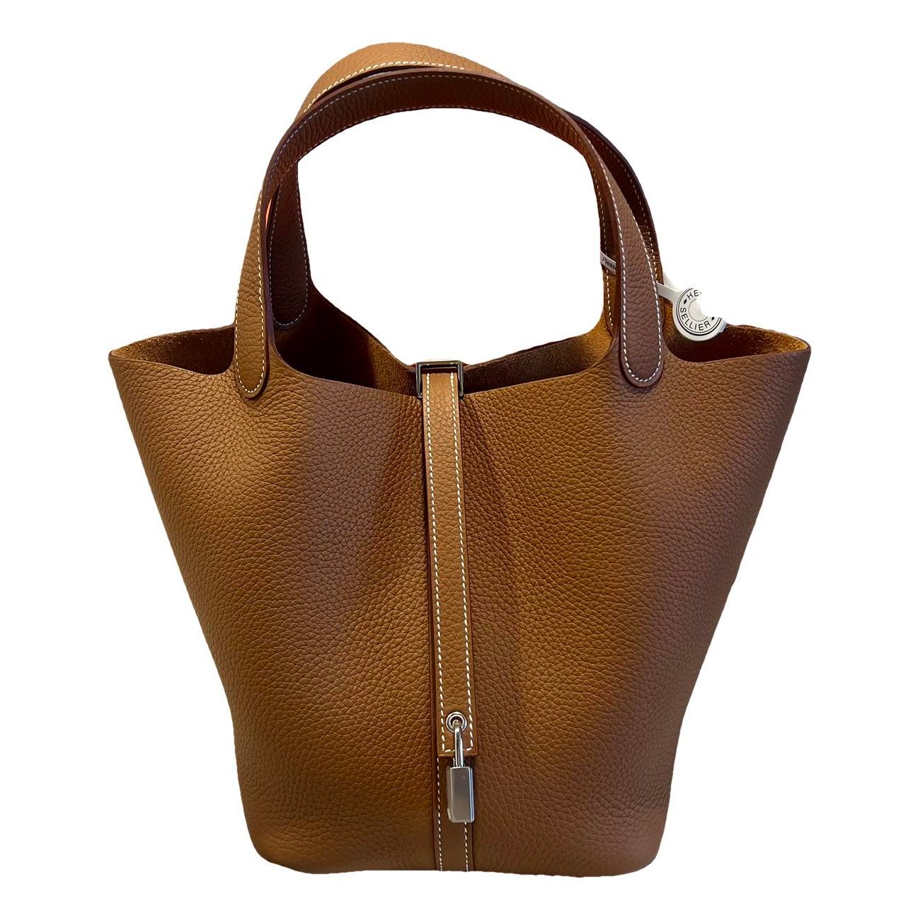 Hermes Picotin 22 Handbag Gold Clemence Leather 2026