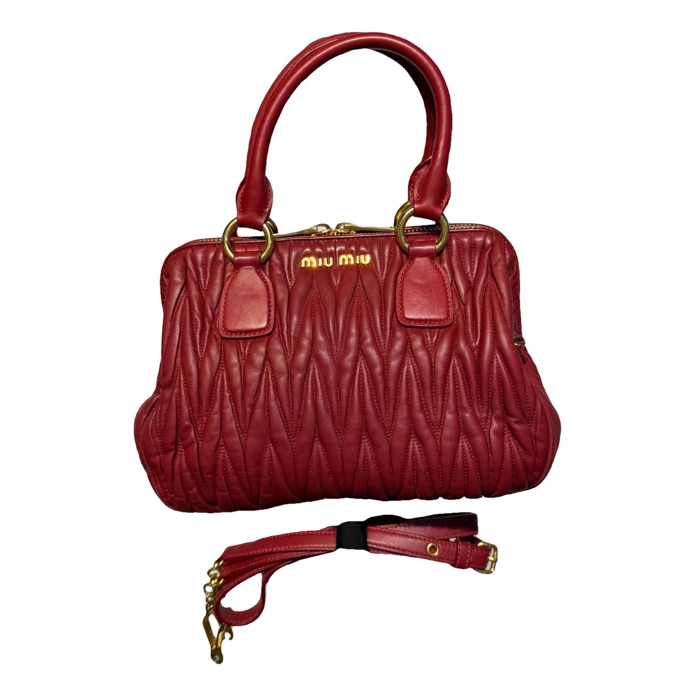 Leather handbag