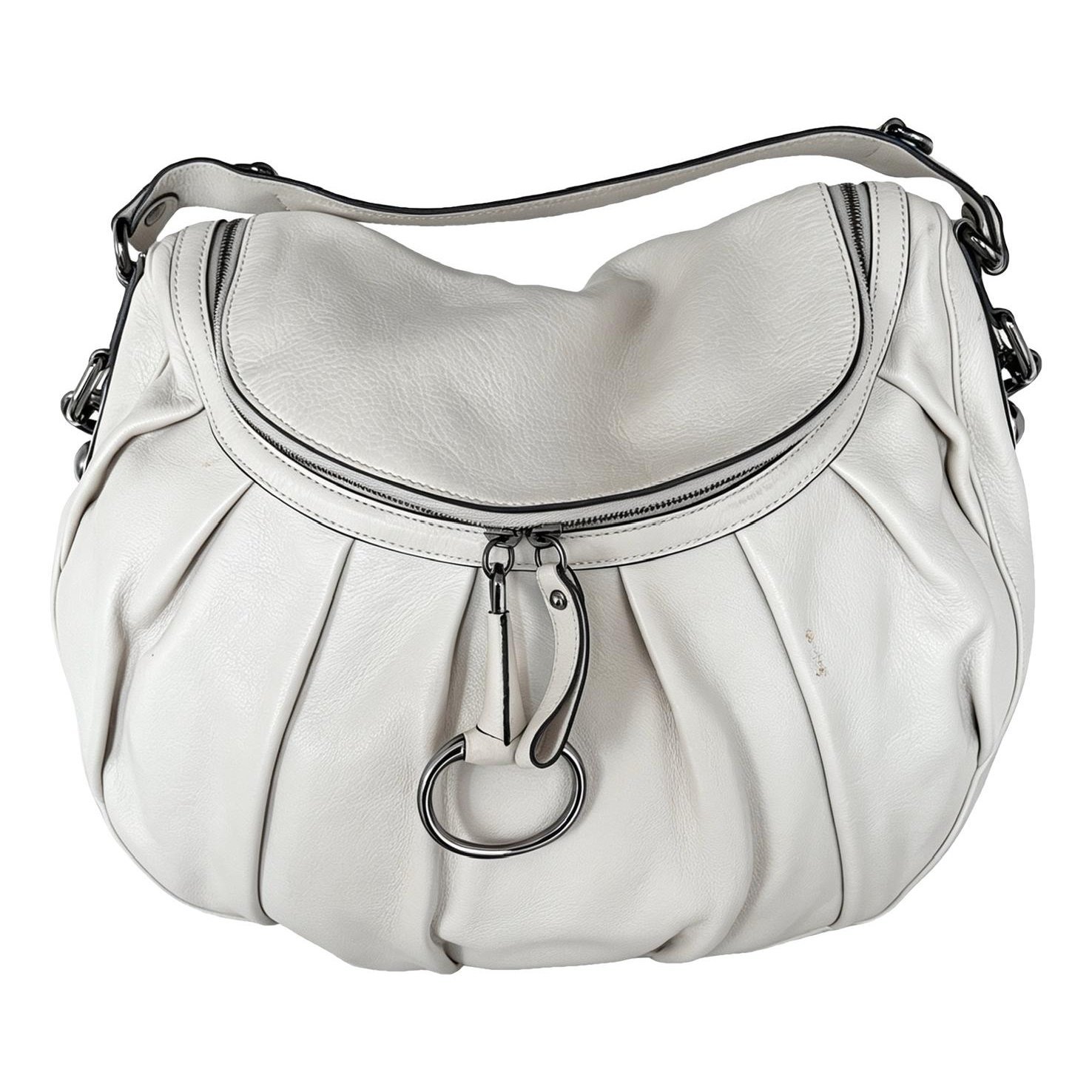 Bamboo Ring leather handbag
