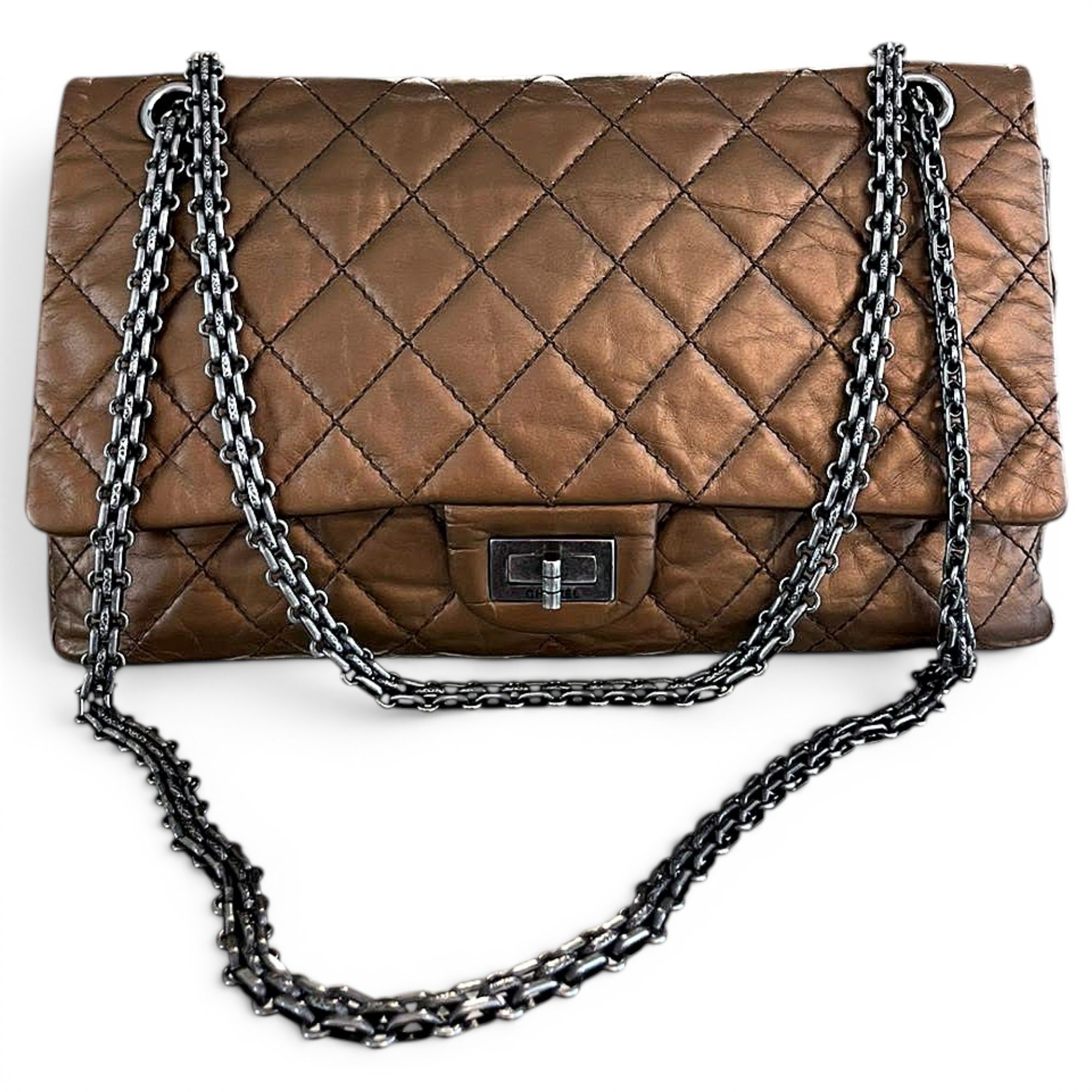 2.55 leather handbag