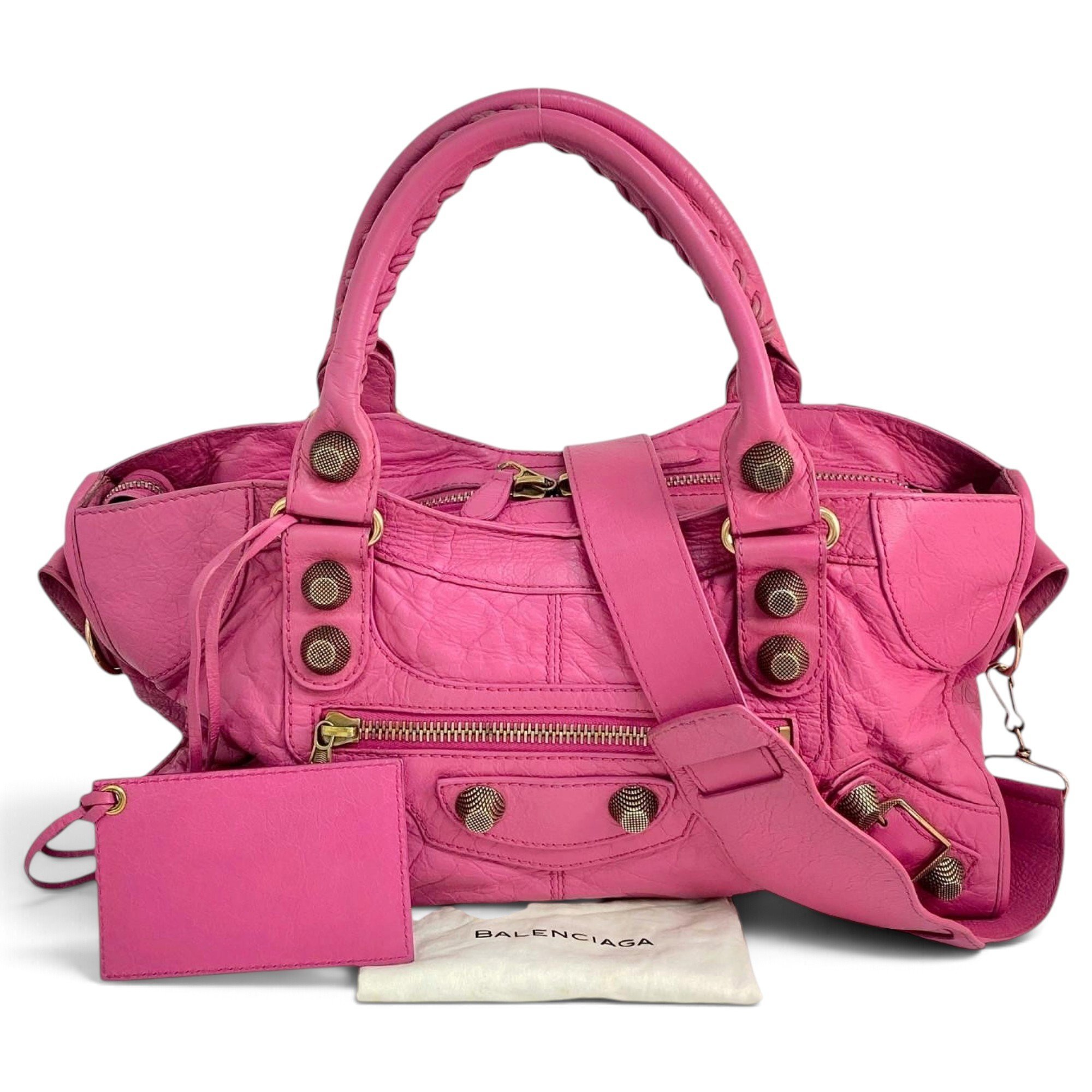 Leather handbag
