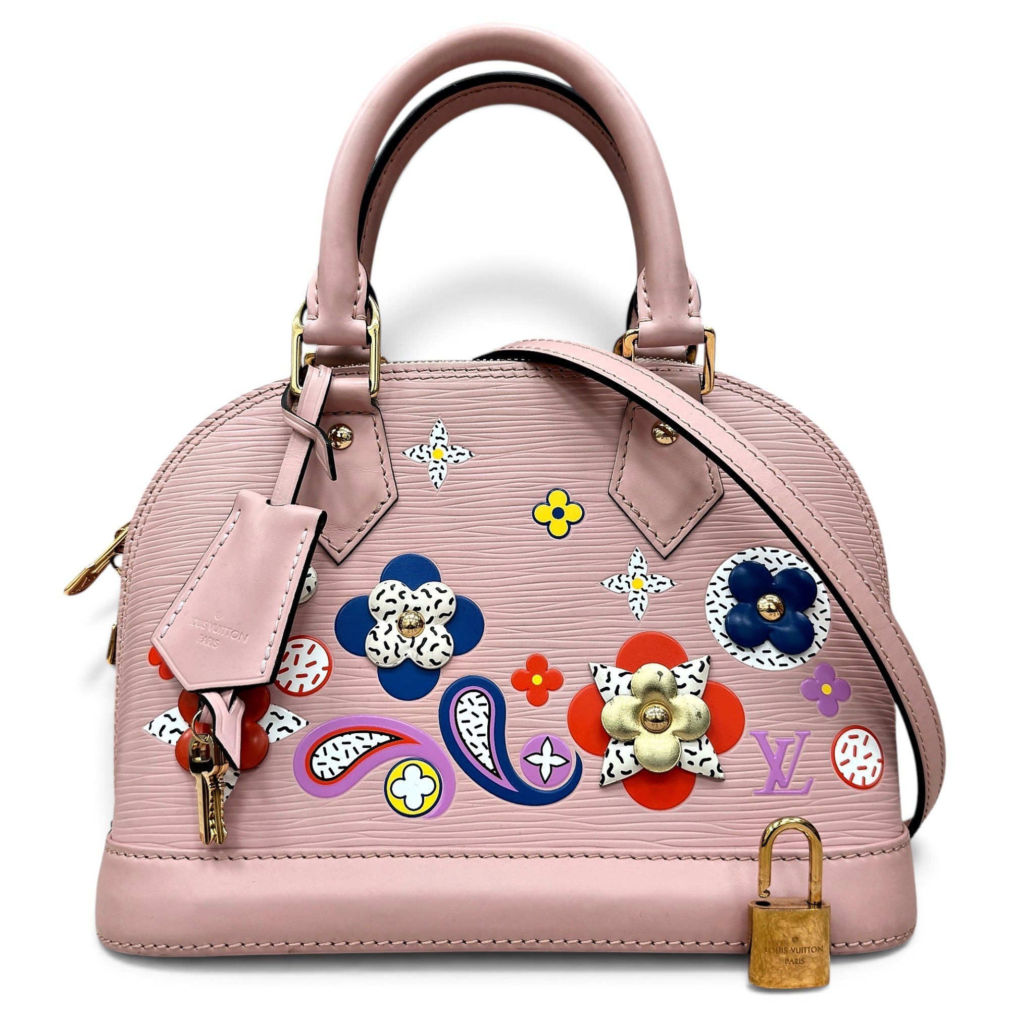 Alma patent leather handbag