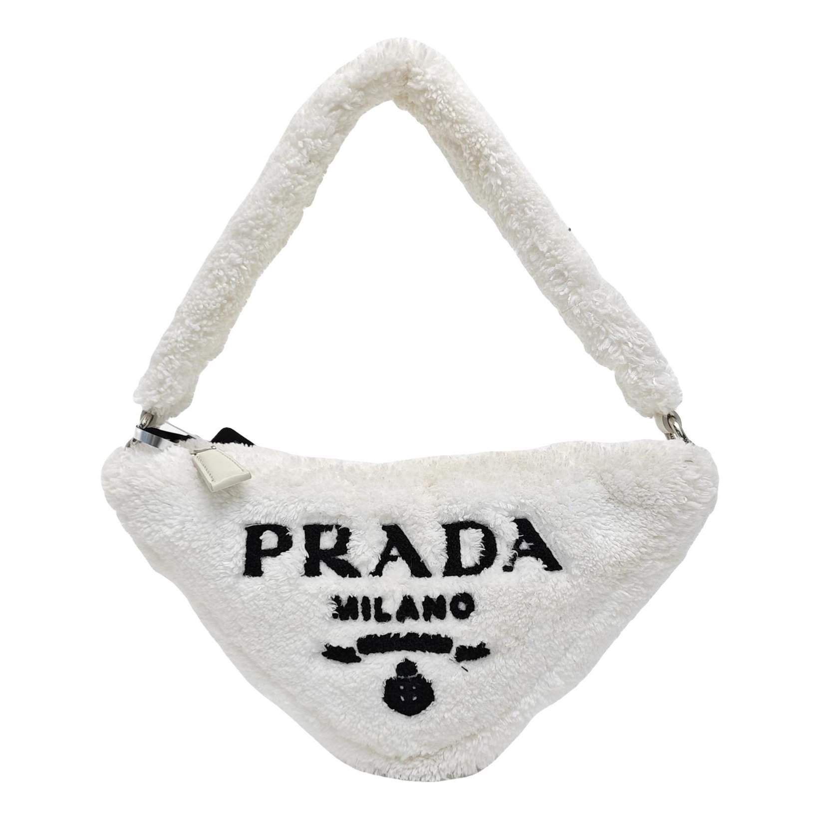 Triangle cloth handbag
