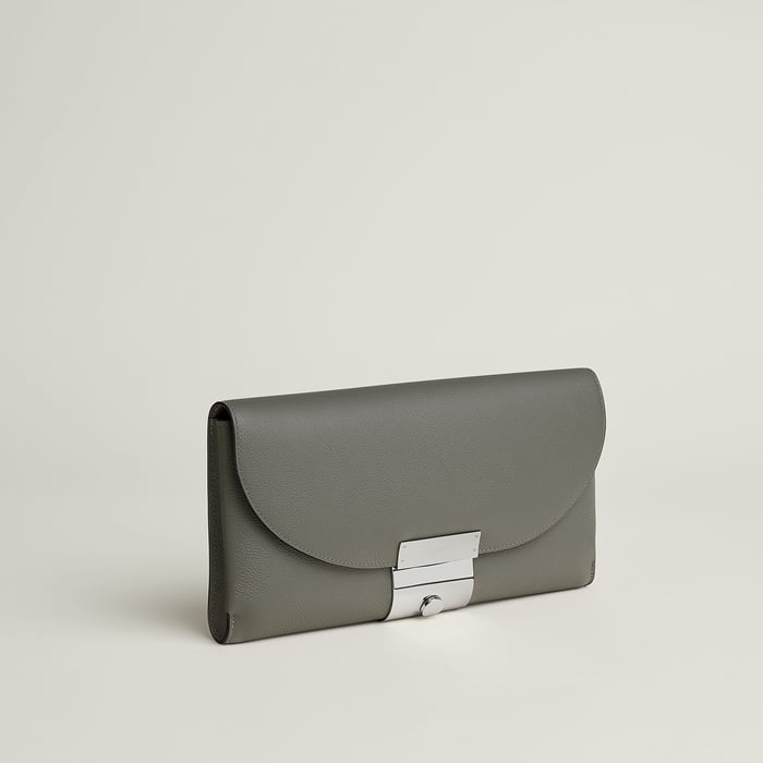 Gris Meyer Hermès Depechette Pouch