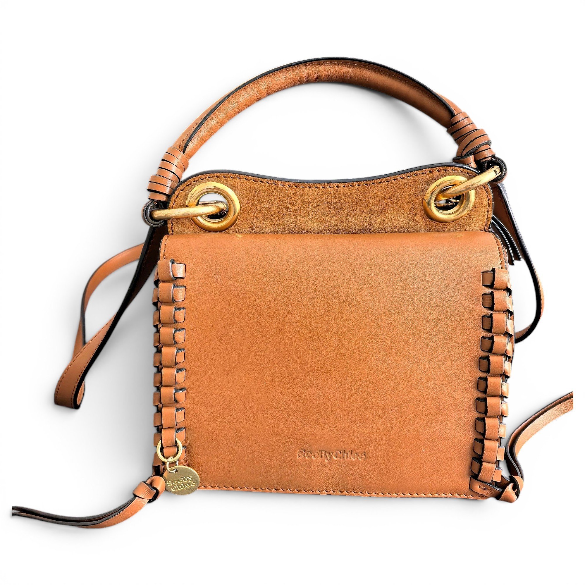 Leather crossbody bag