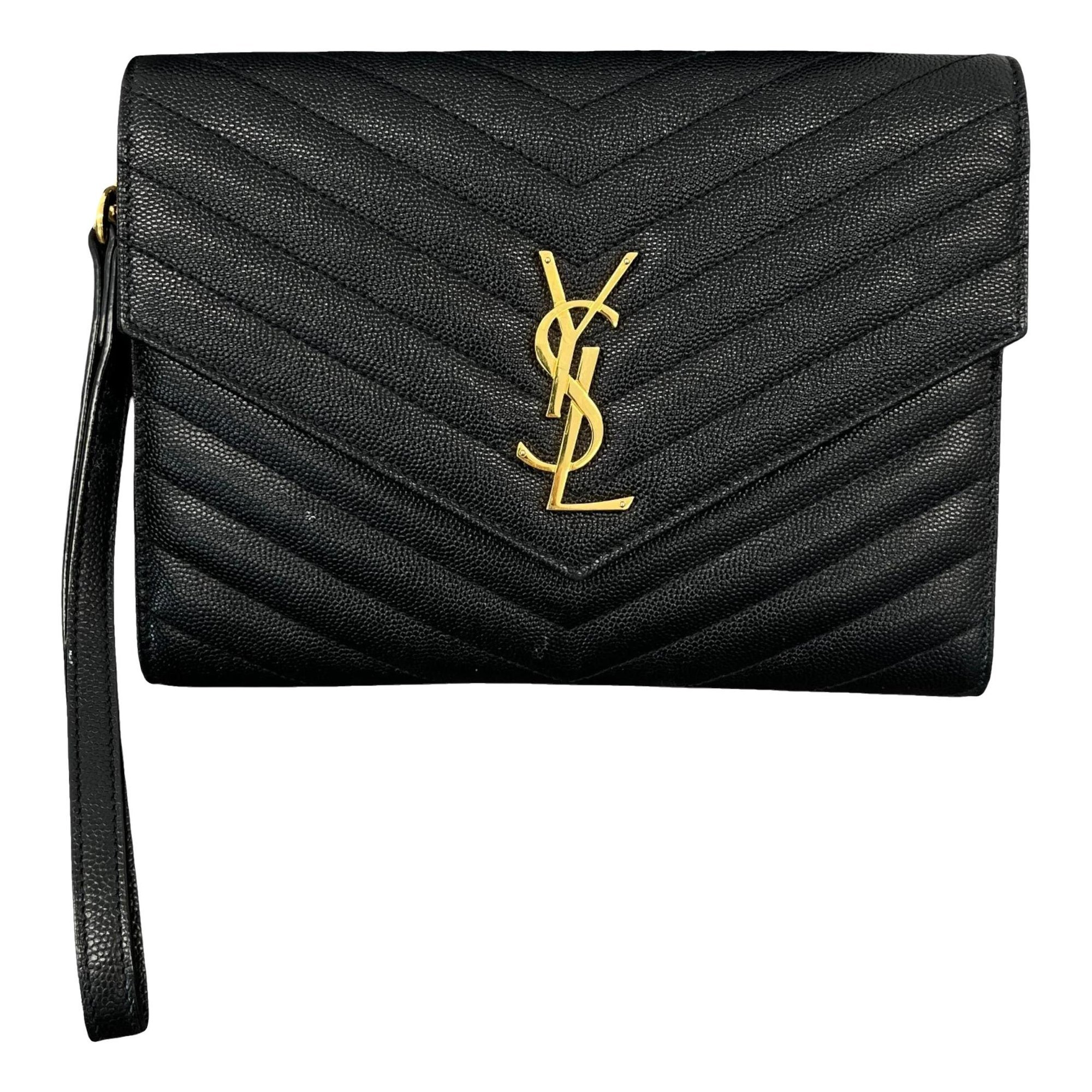 Saint Laurent Leather vanity case