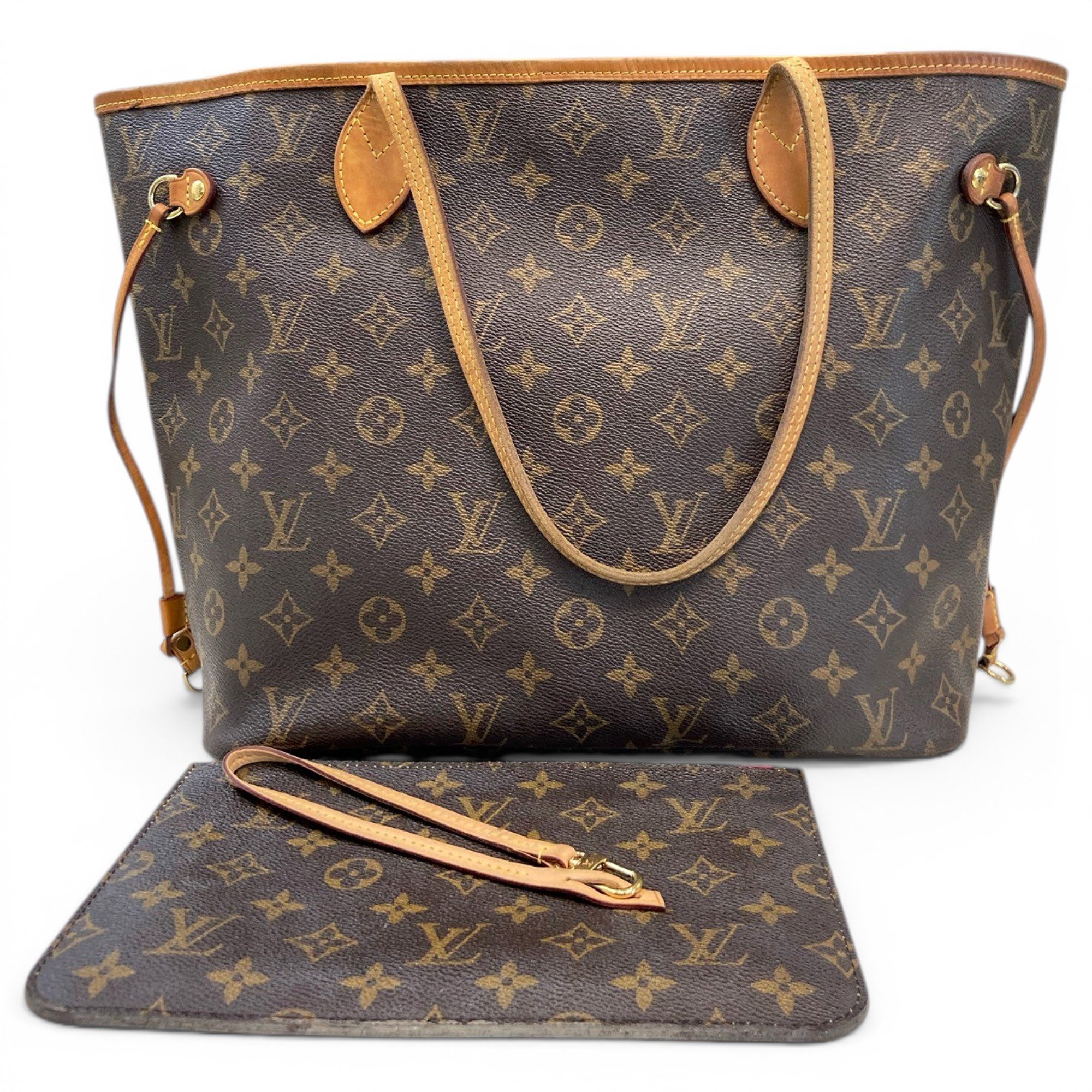 Neverfull leather handbag