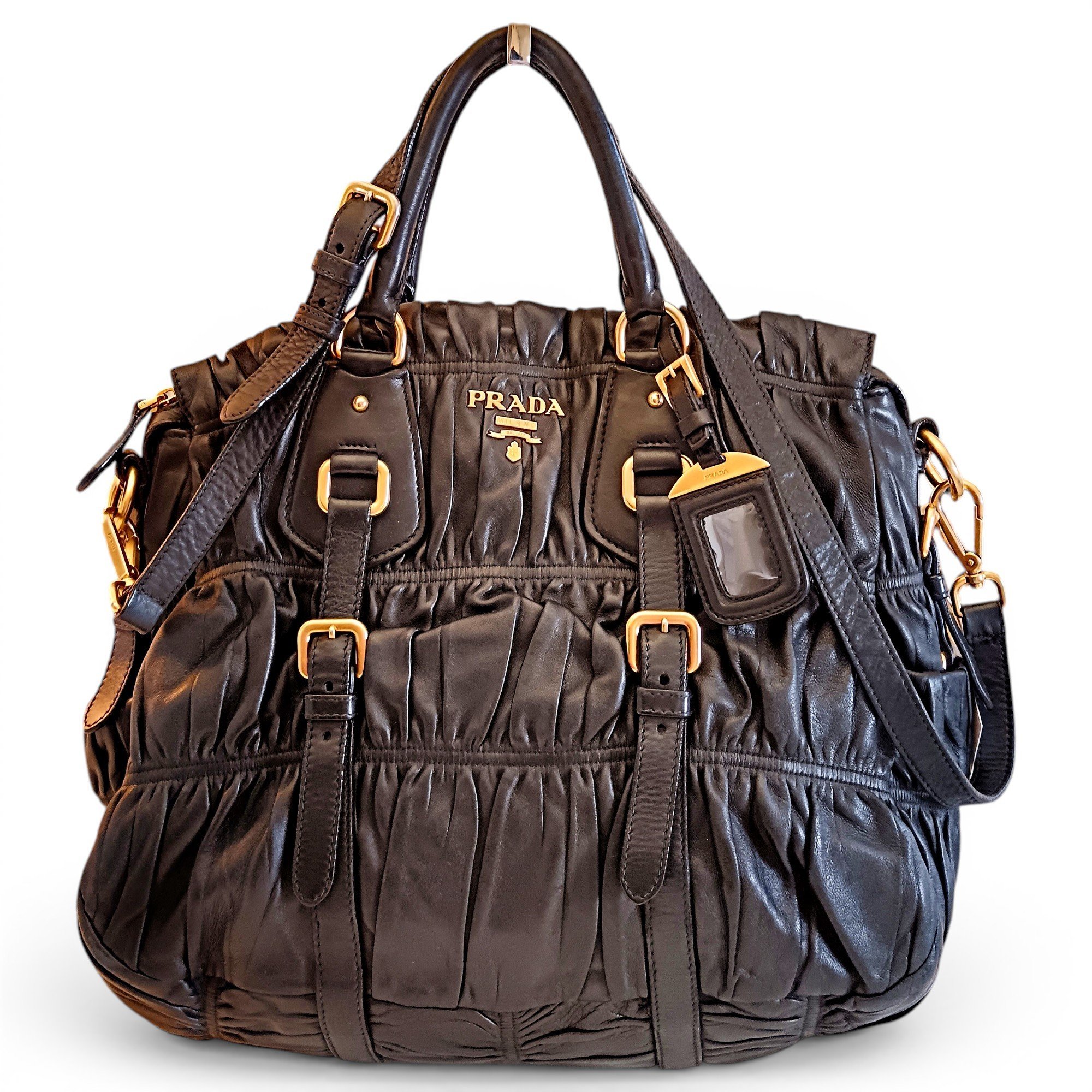 Leather handbag