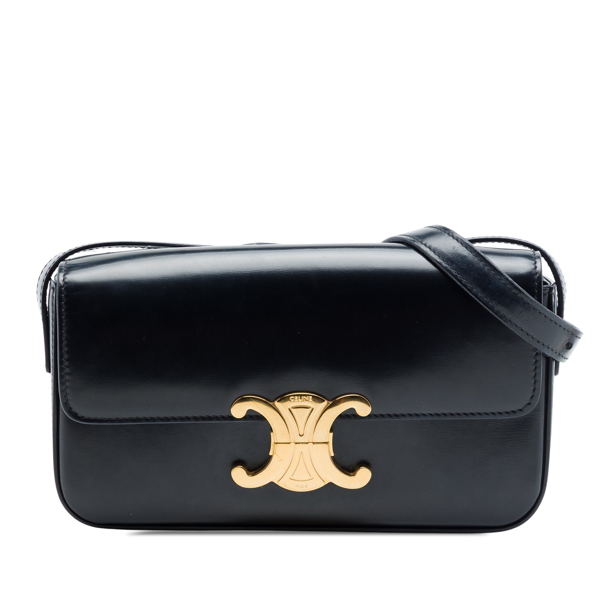 Triomphe leather handbag