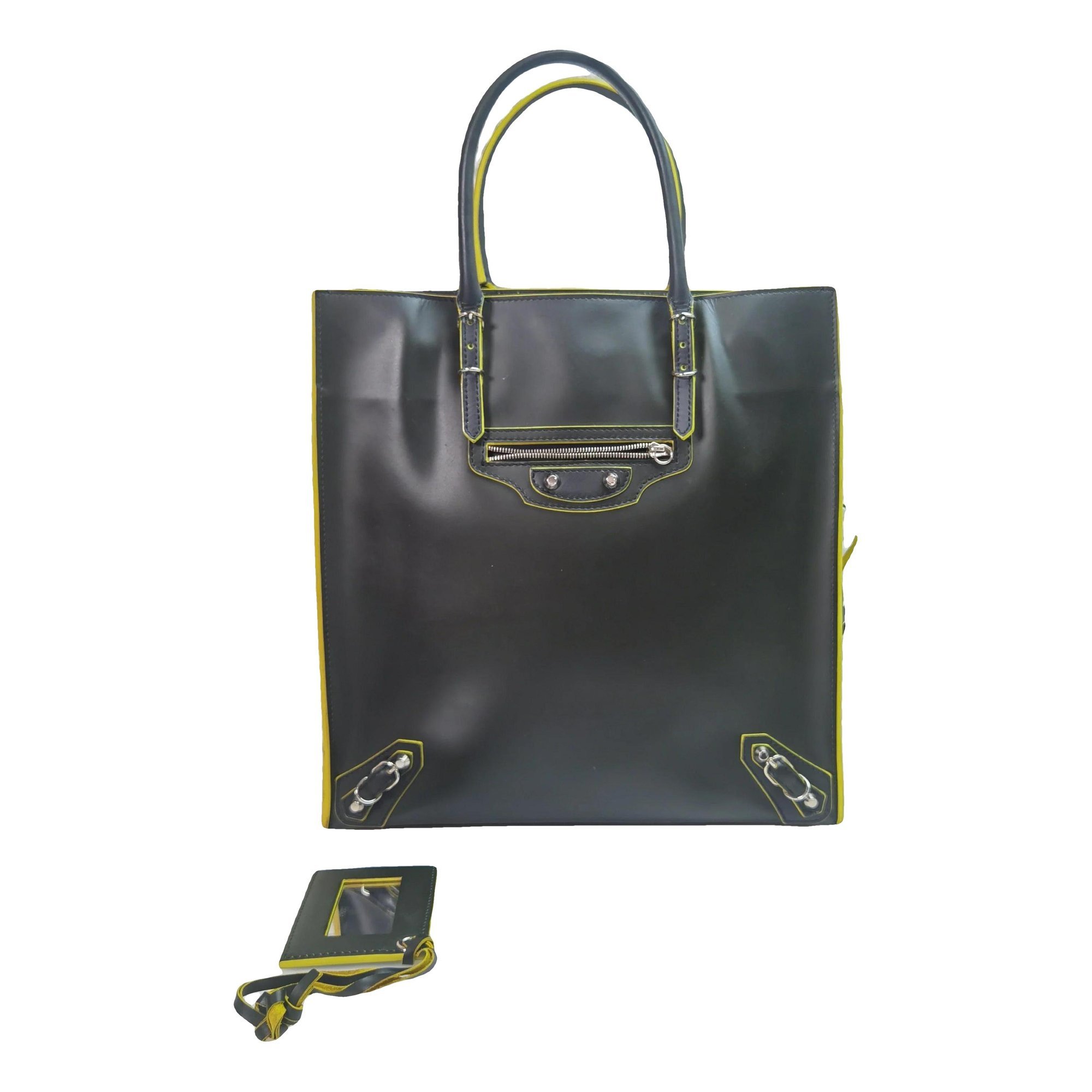Papier leather tote