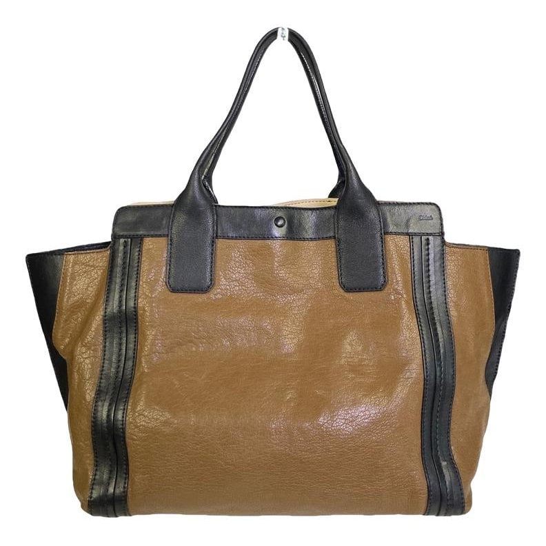 Leather tote