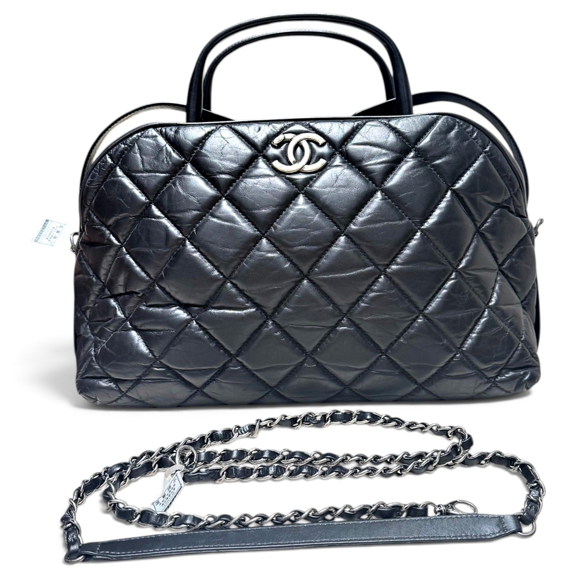 Bowling Bag leather crossbody bag