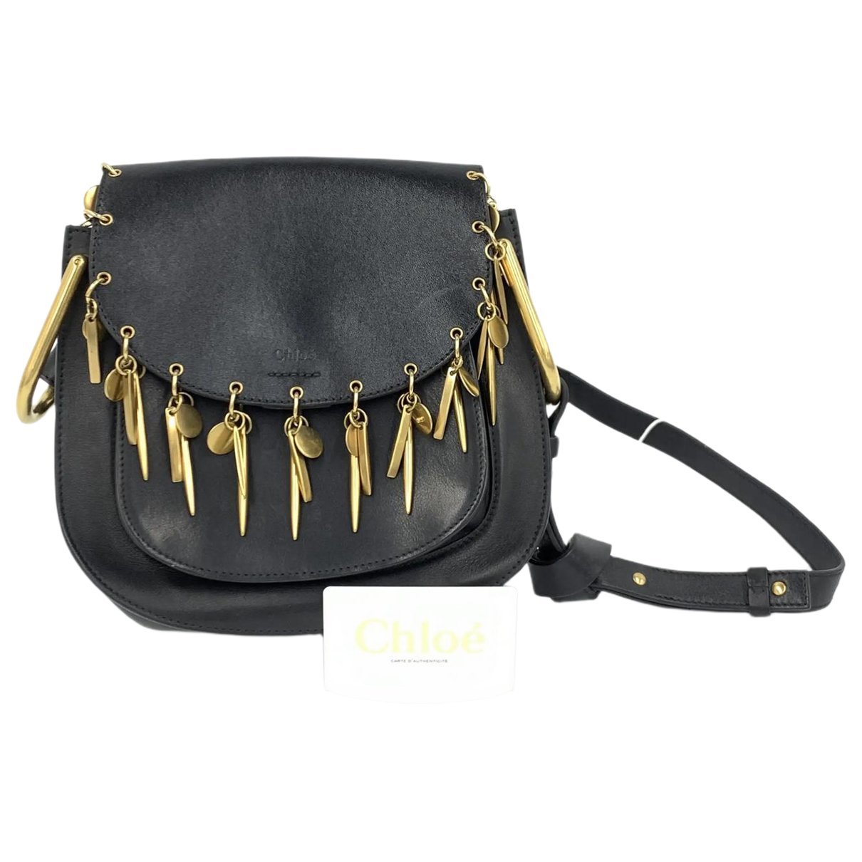 Hudson leather crossbody bag