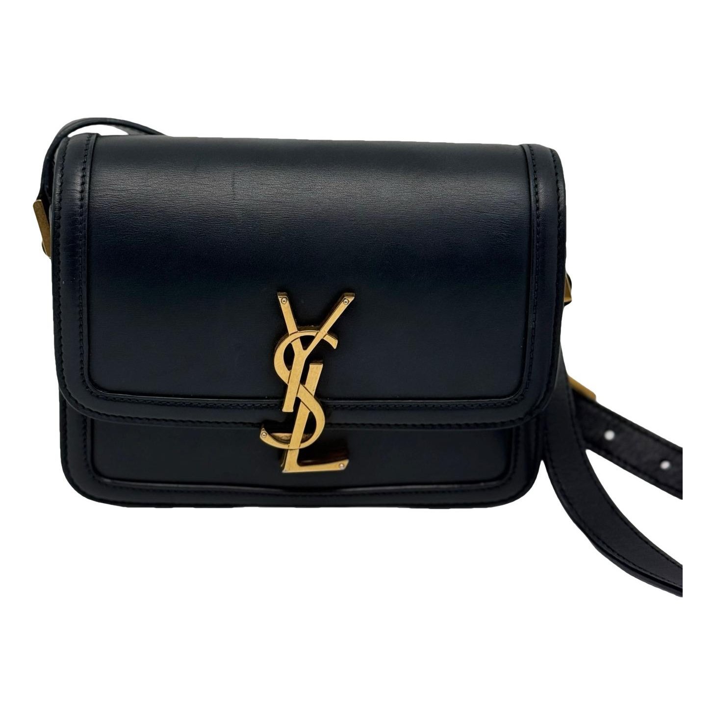 Solférino leather handbag