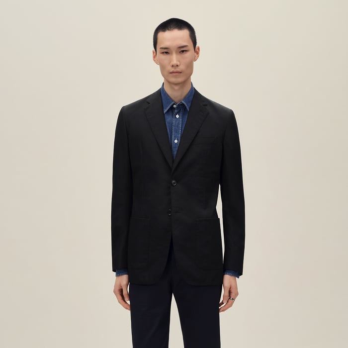 Noir "Surpiqures H" 24 Relax Jacket