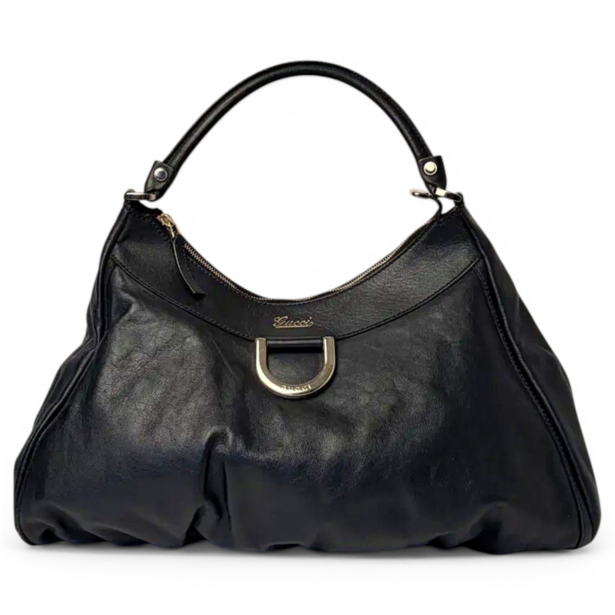 Hobo leather handbag