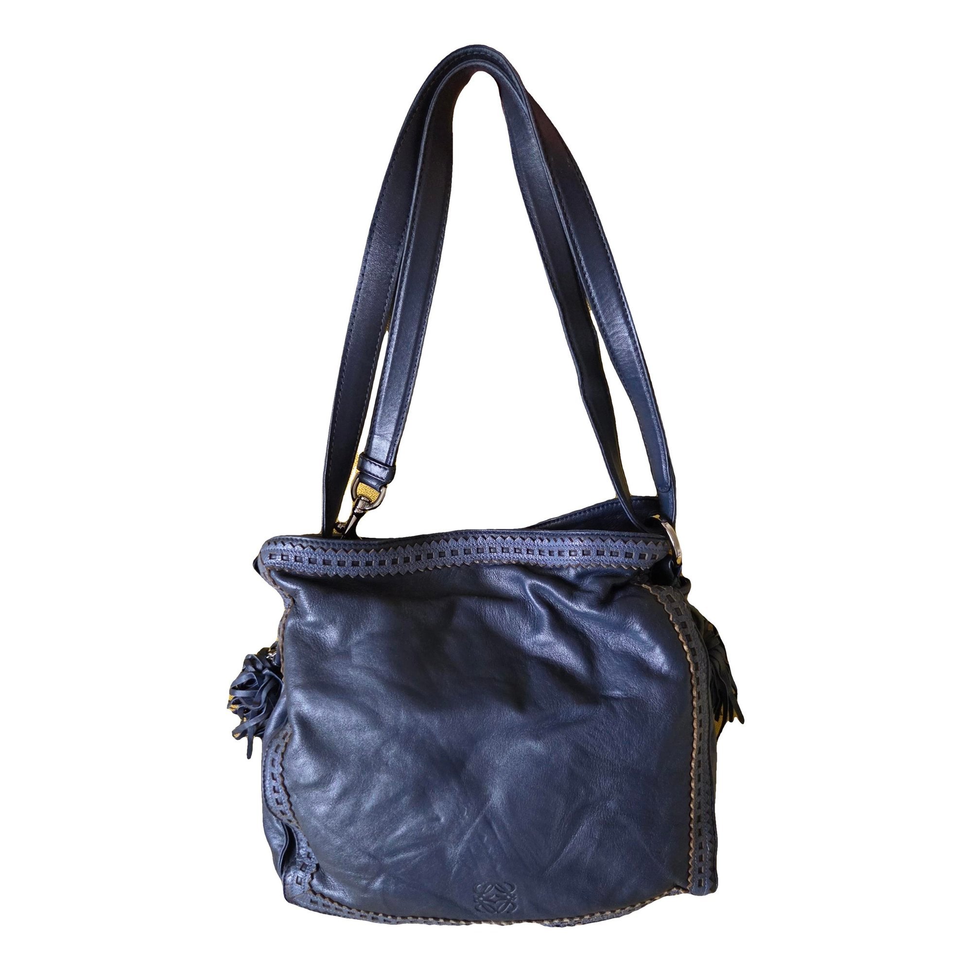Flamenco leather handbag