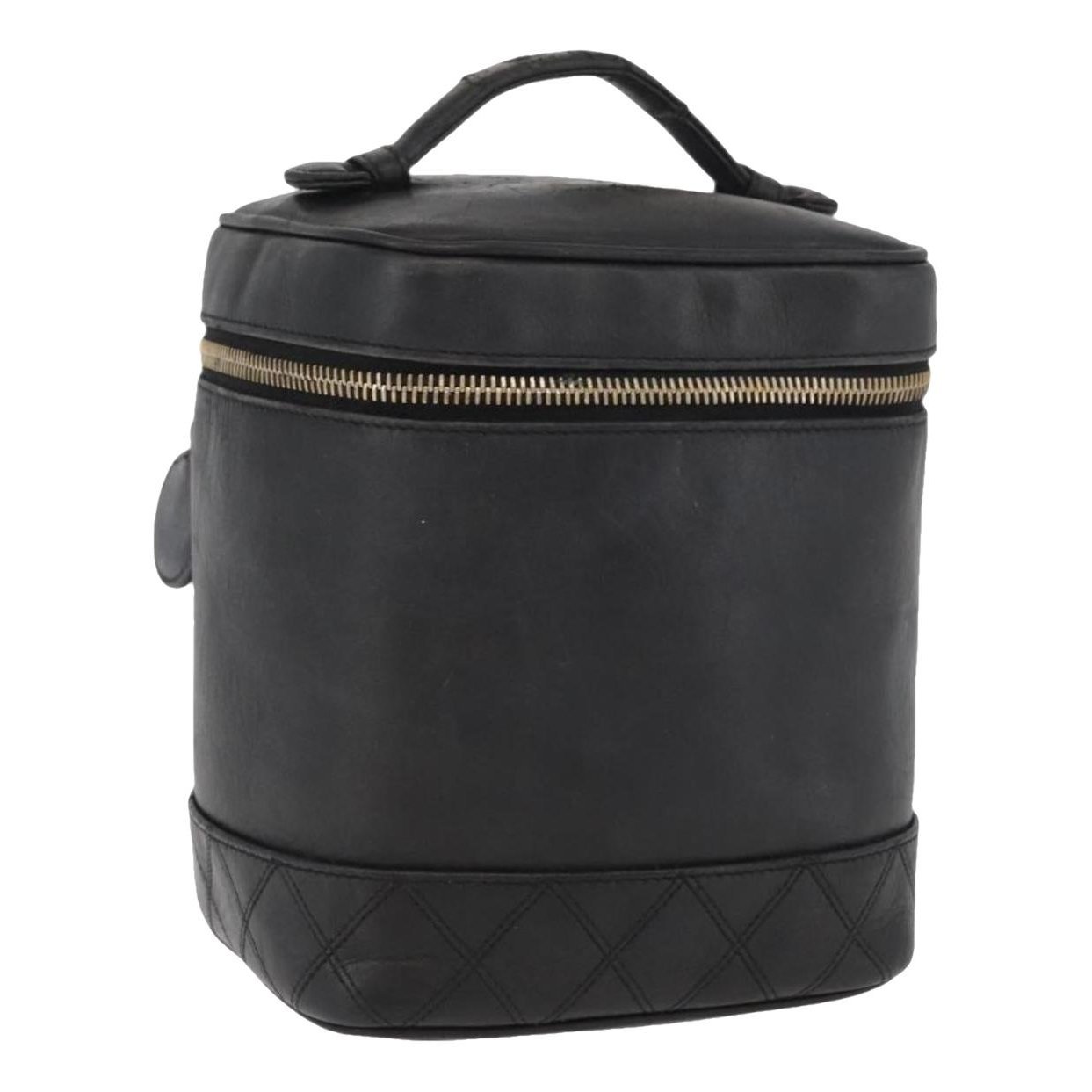 Leather vanity case