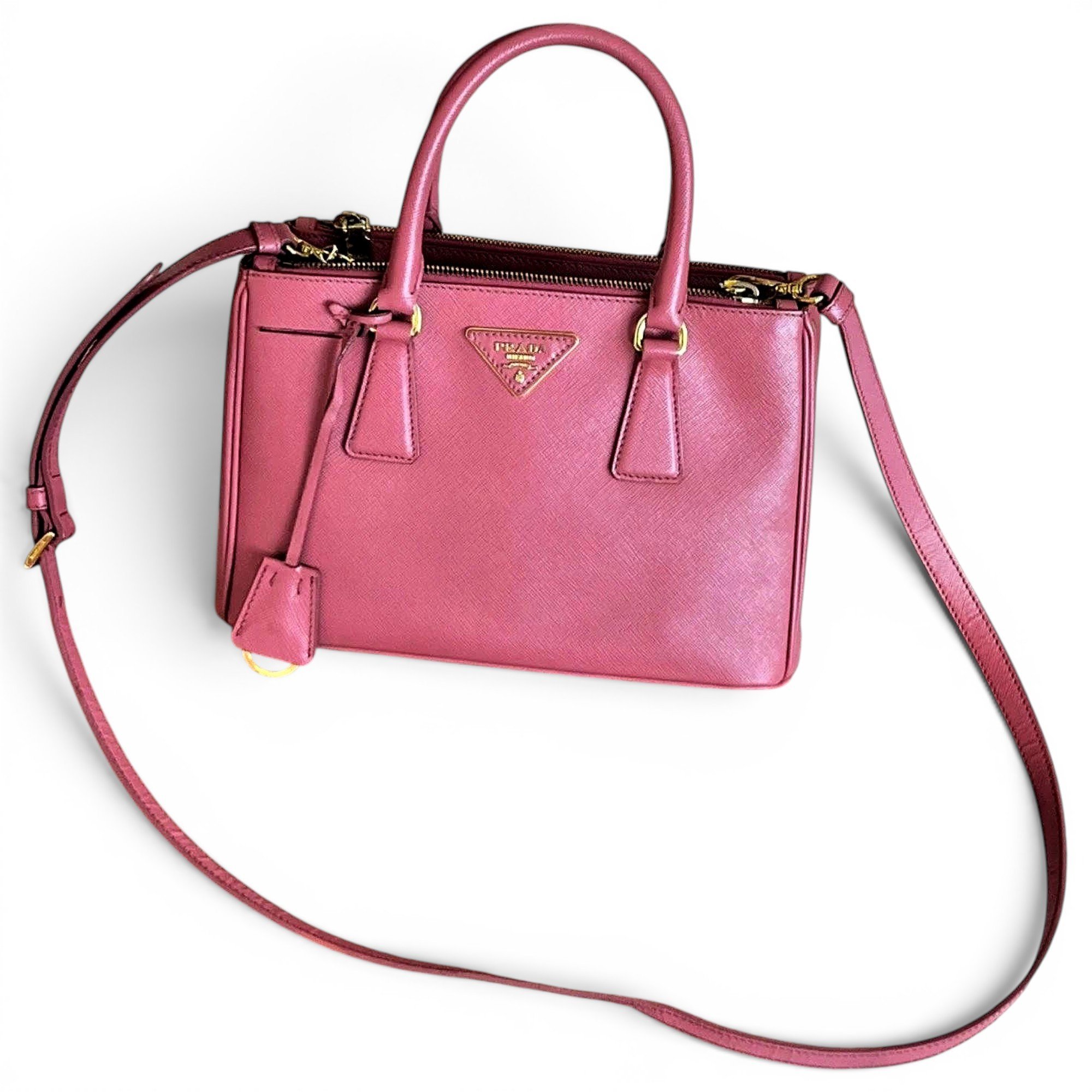 Leather handbag