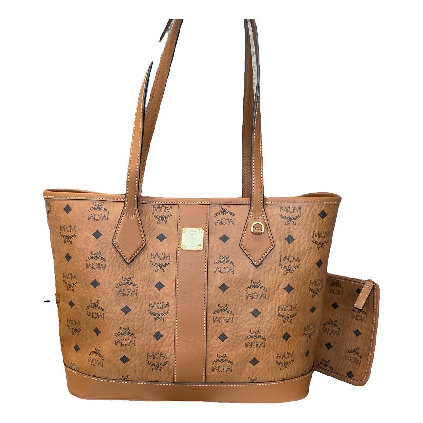 Leather tote