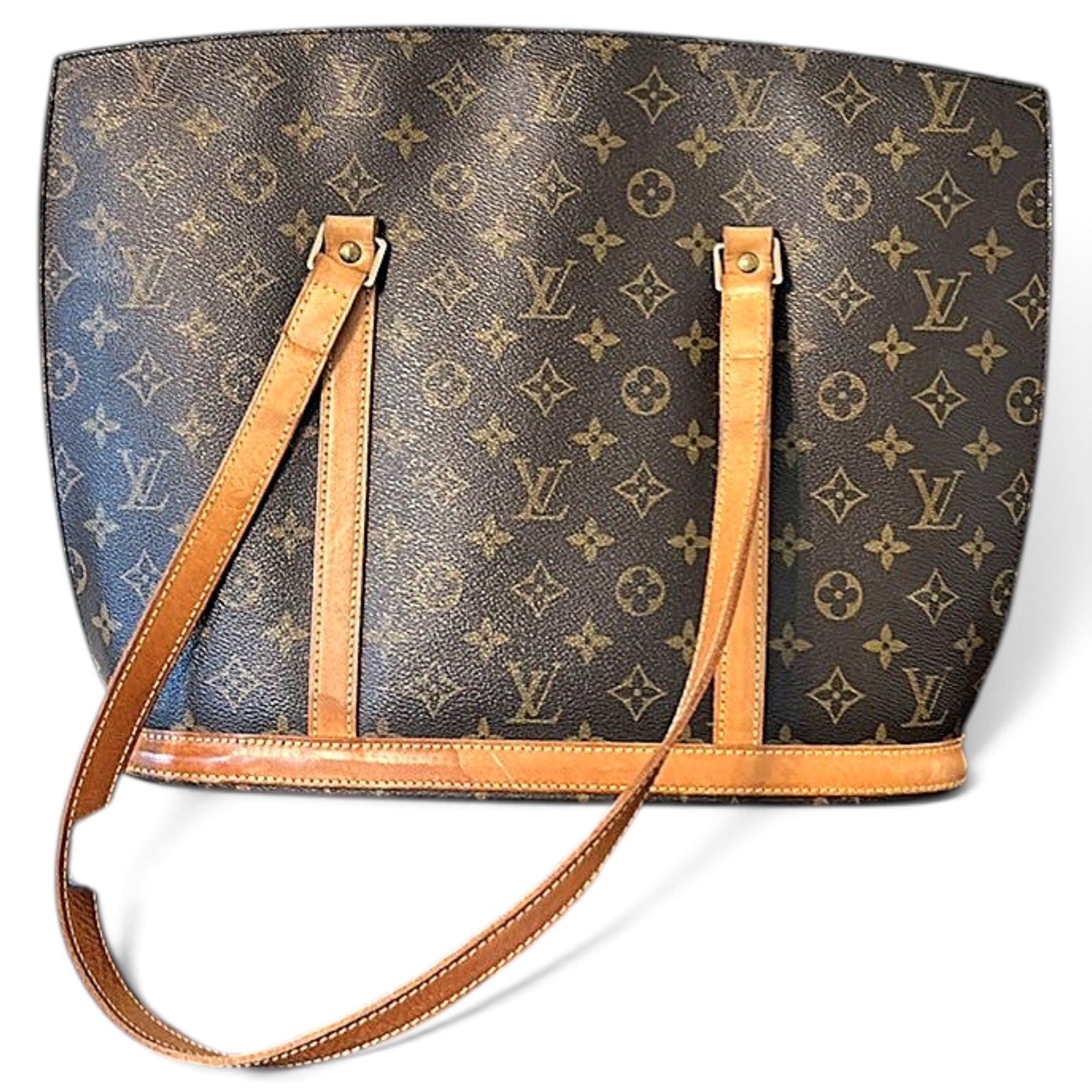 Babylone vintage leather tote
