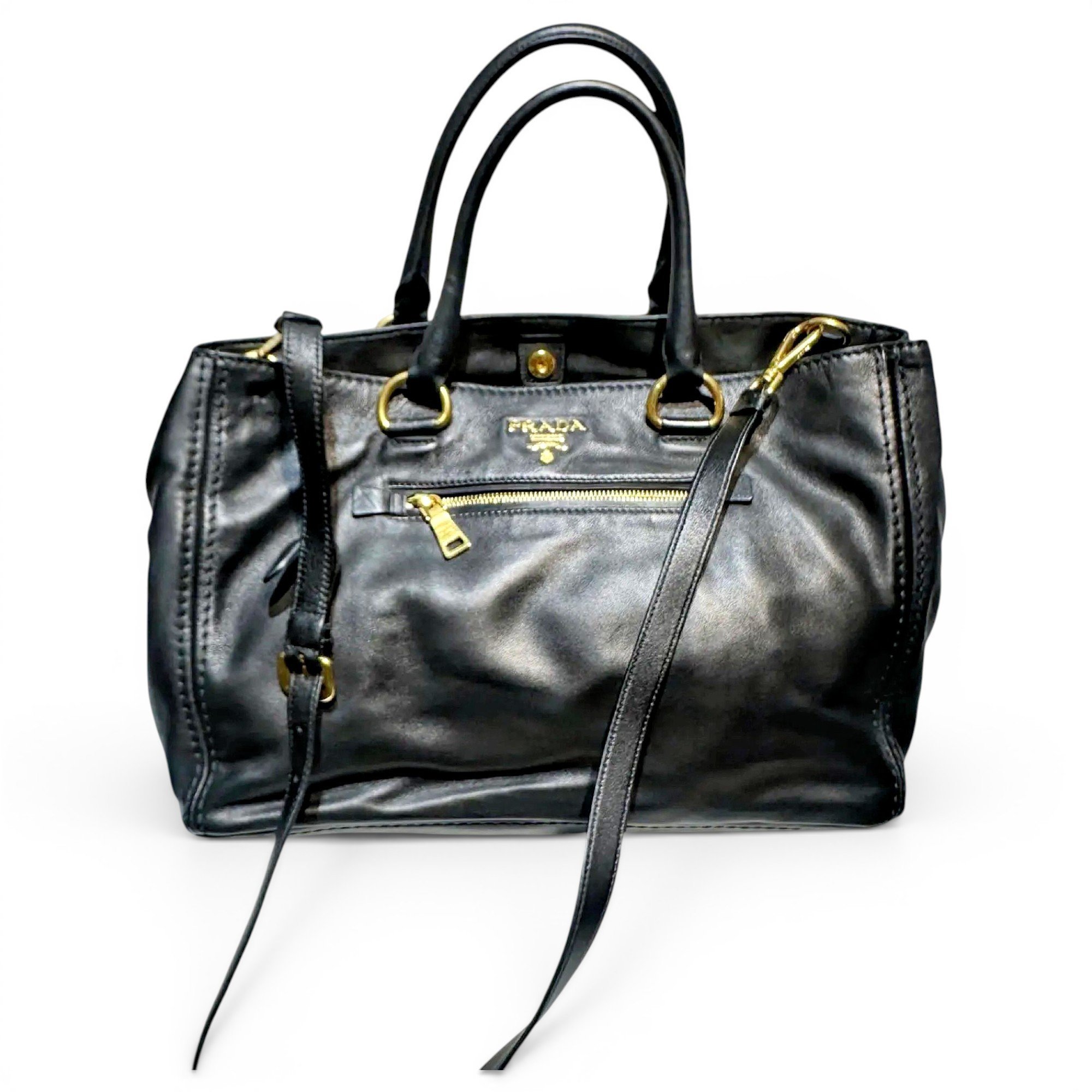 Leather handbag