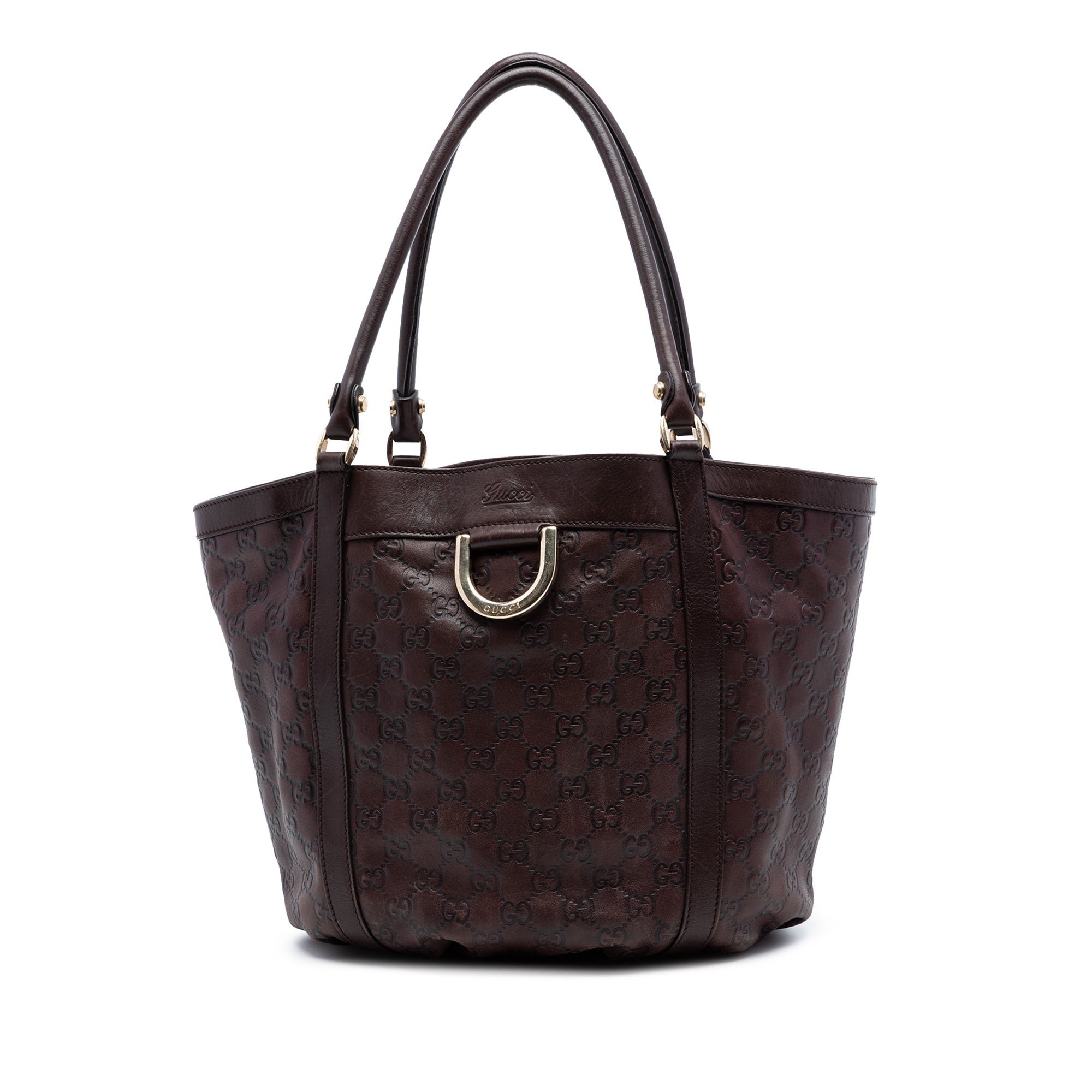 Leather tote