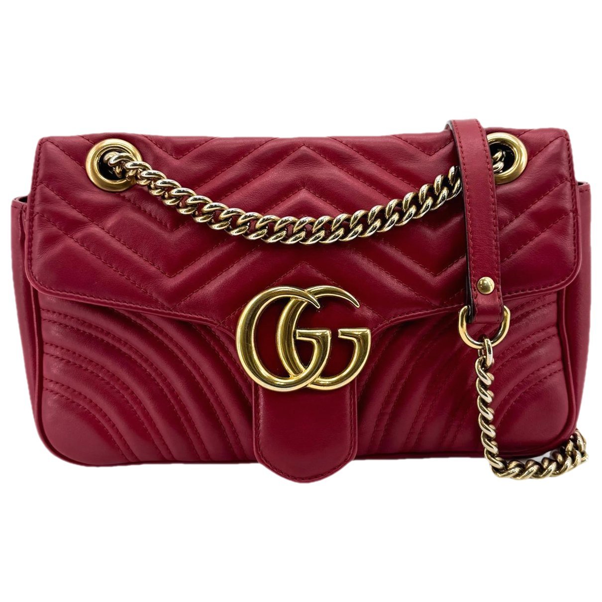 GG Marmont Flap leather handbag