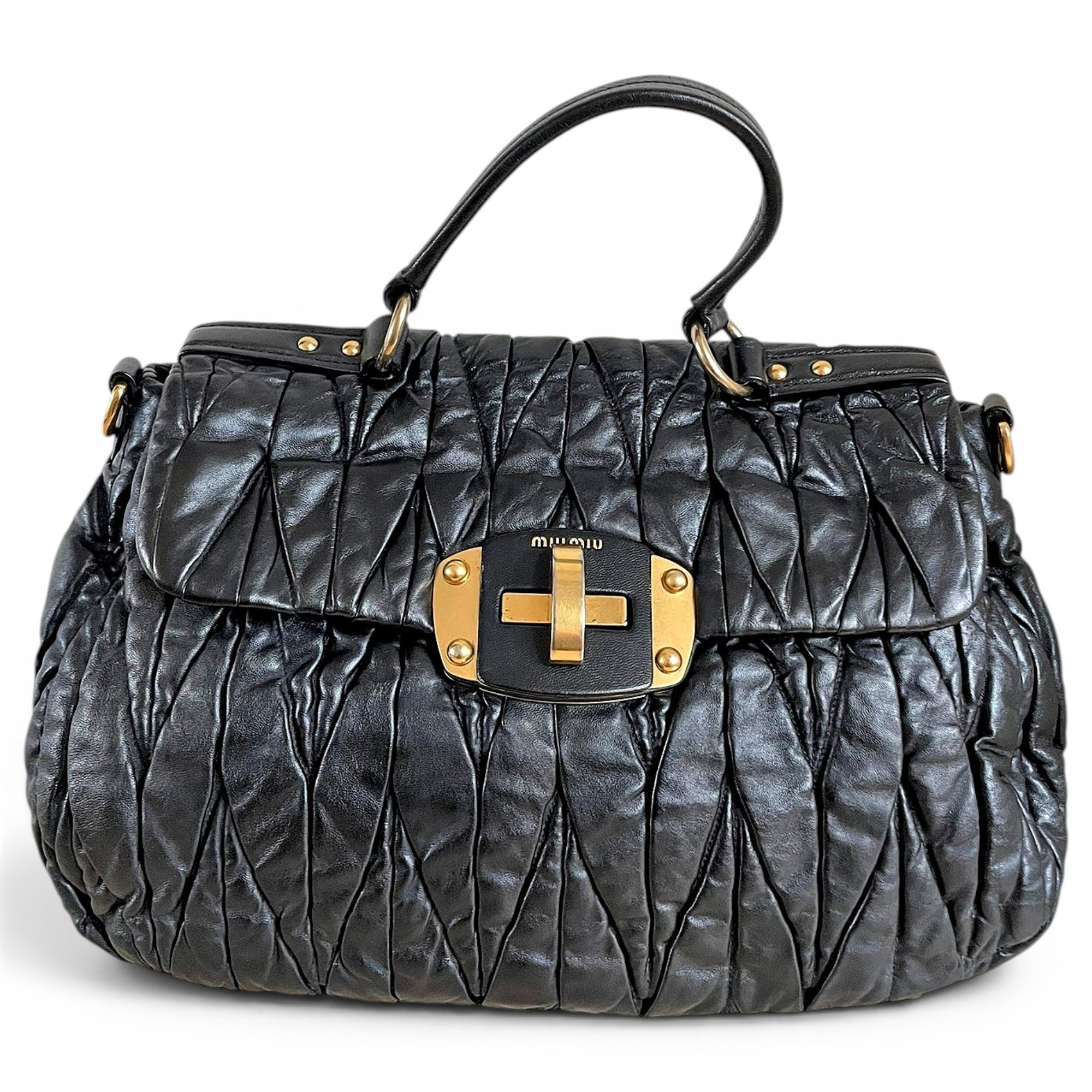 Leather handbag