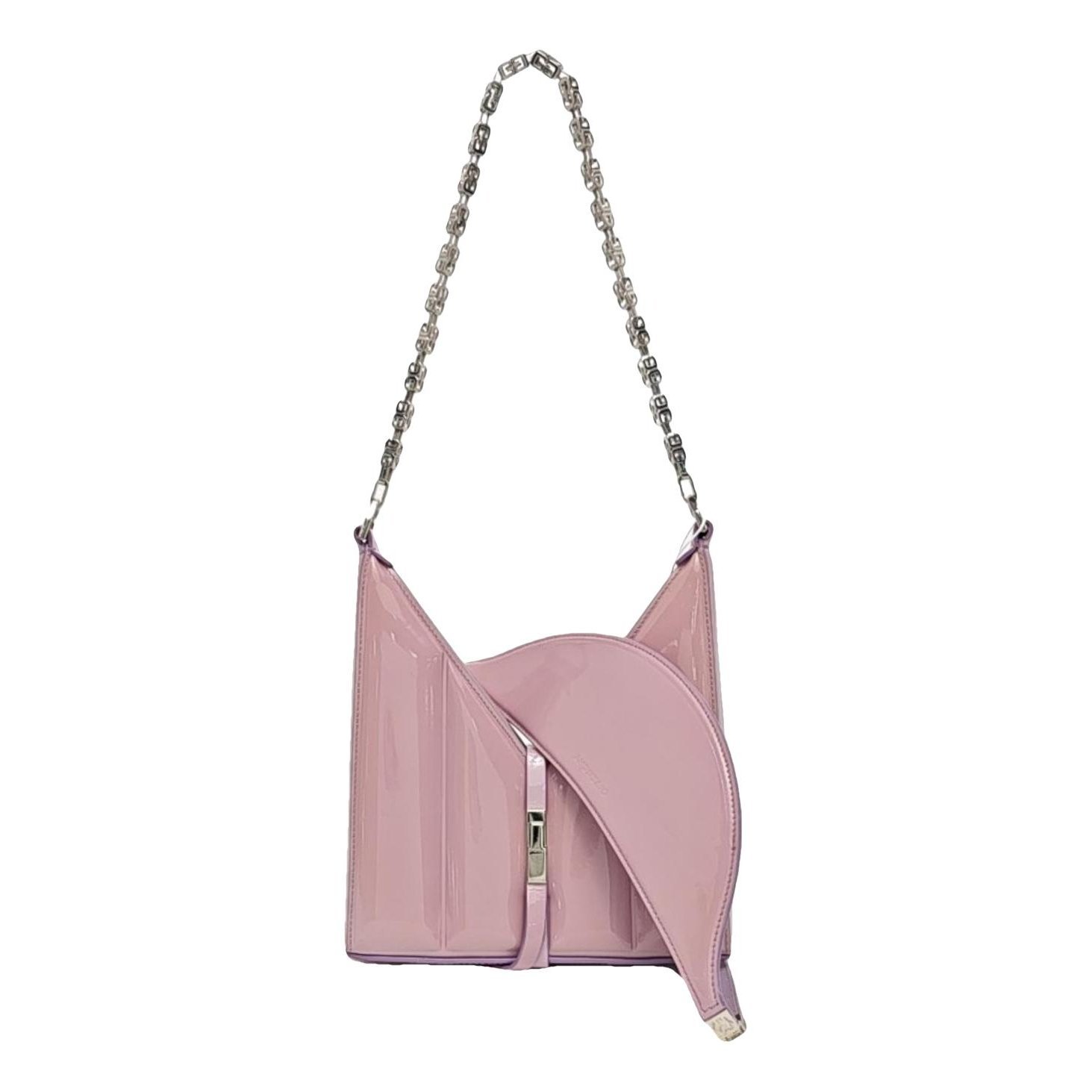 Patent leather handbag