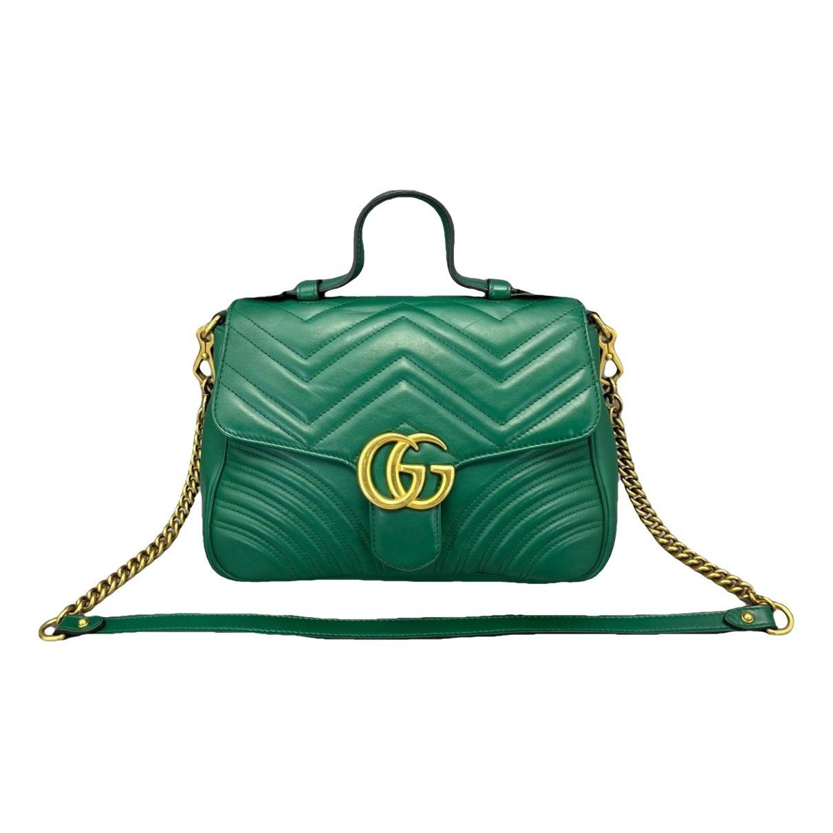 GG Marmont Flap leather handbag