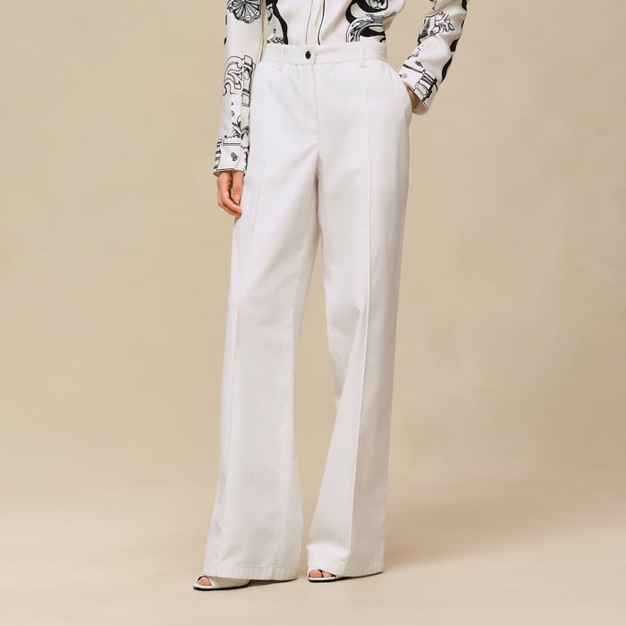 Blanc Cassé Loose Fit Pants
