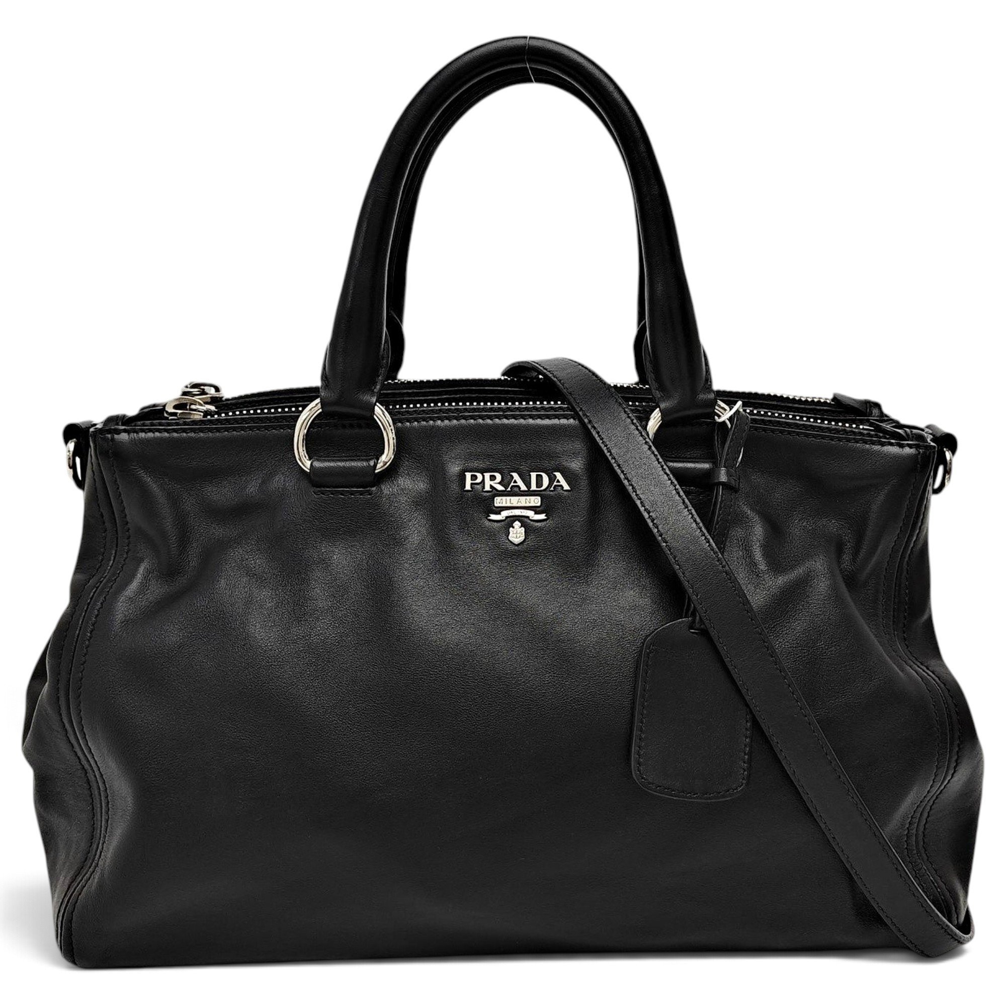 Leather handbag