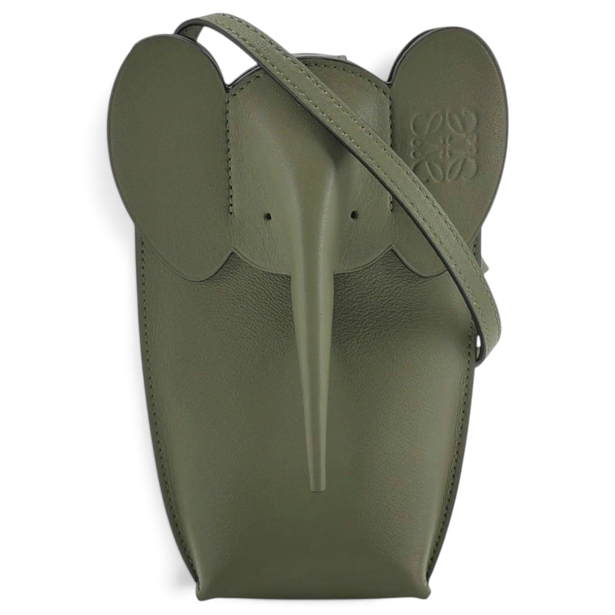 Animals leather handbag