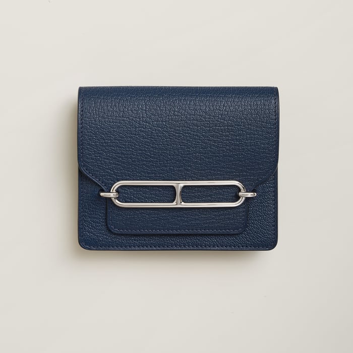 Navy Roulis Slim Wallet