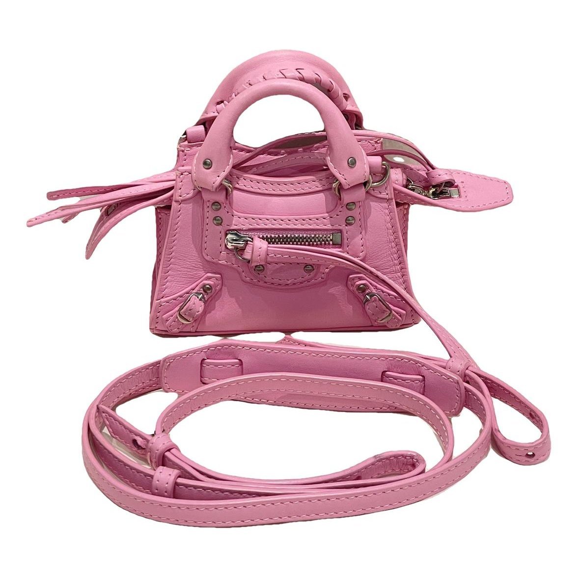 City leather crossbody bag