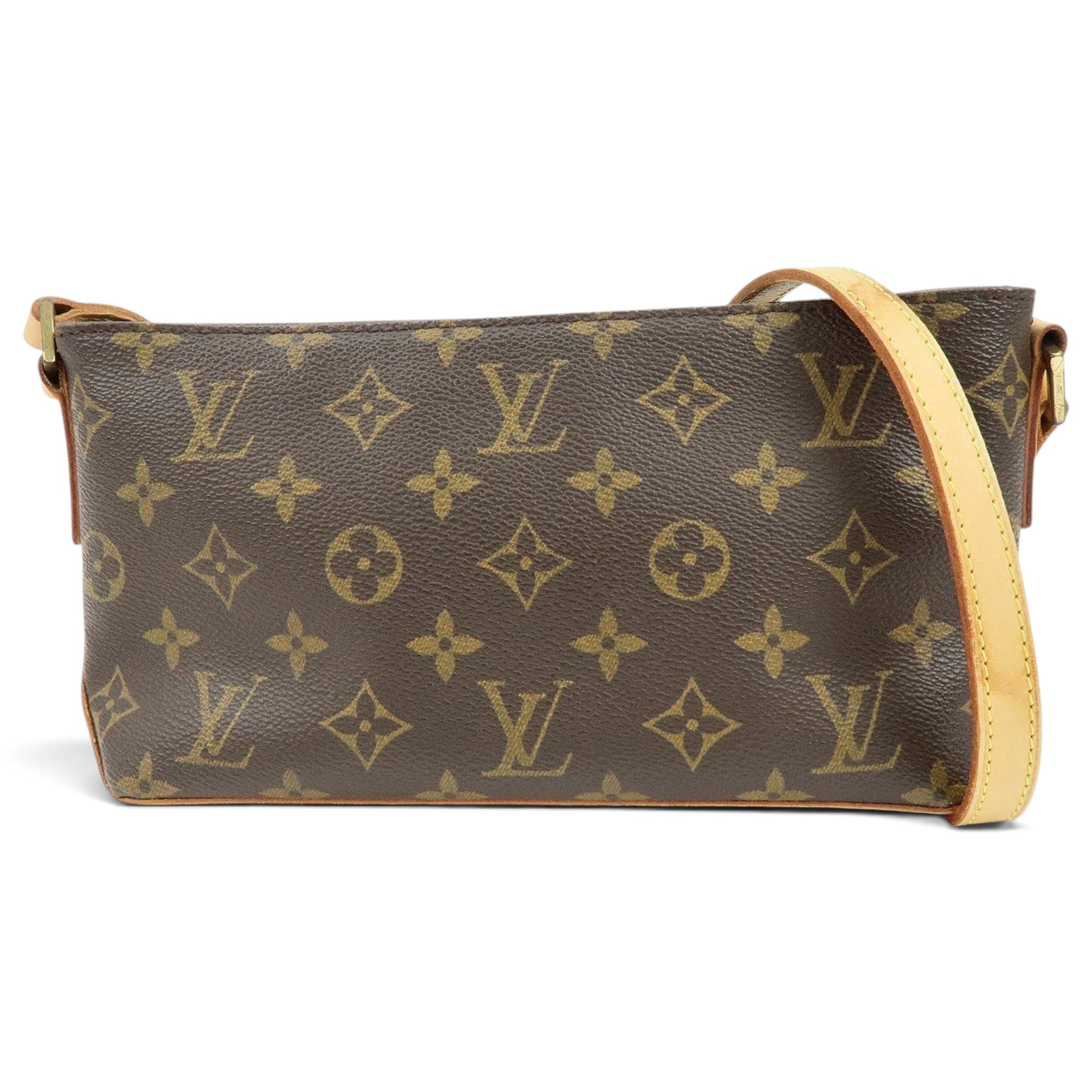 Trotteur leather handbag
