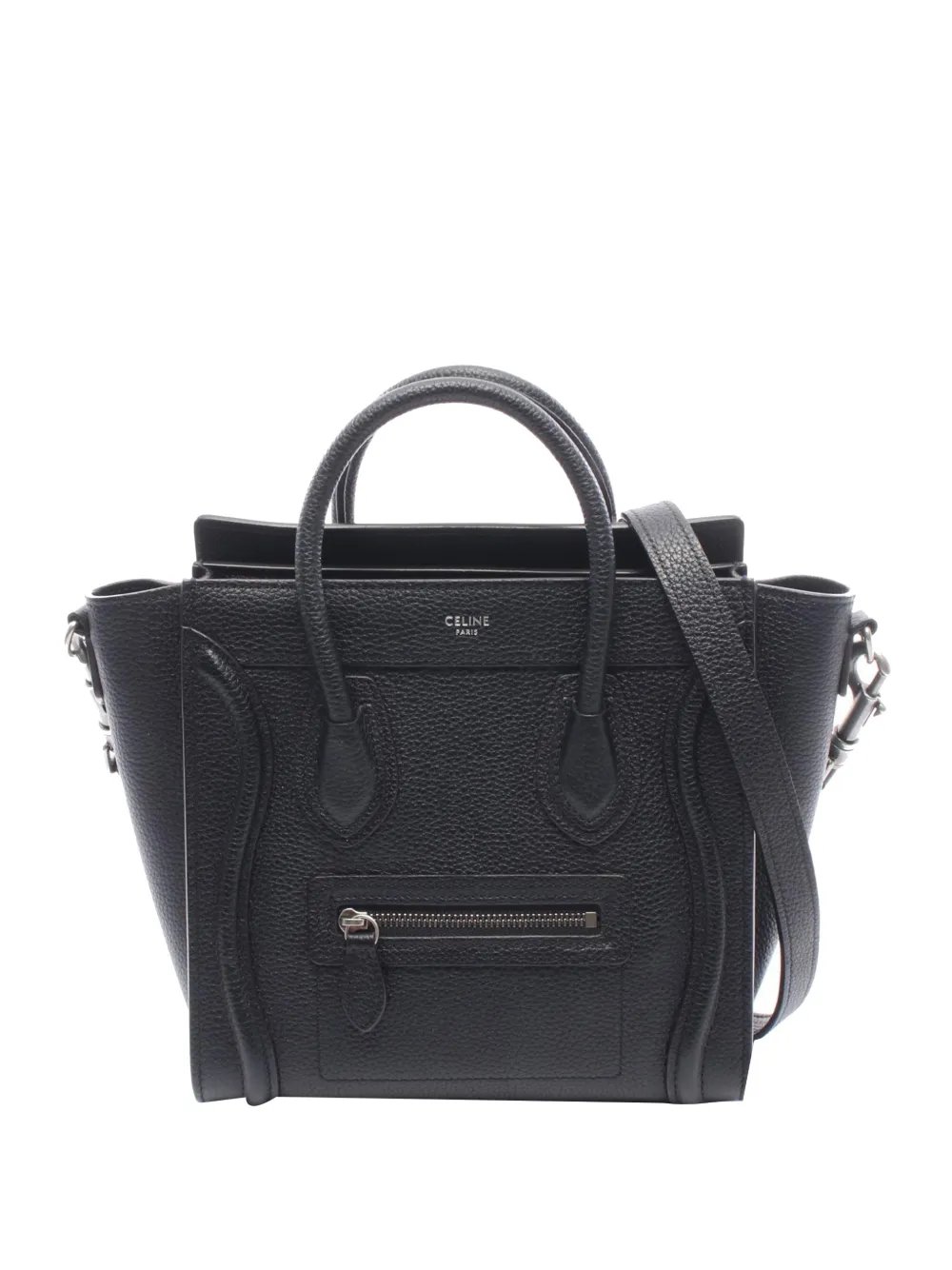 2000-2026 Nano Drummed Calfskin Luggage tote bag