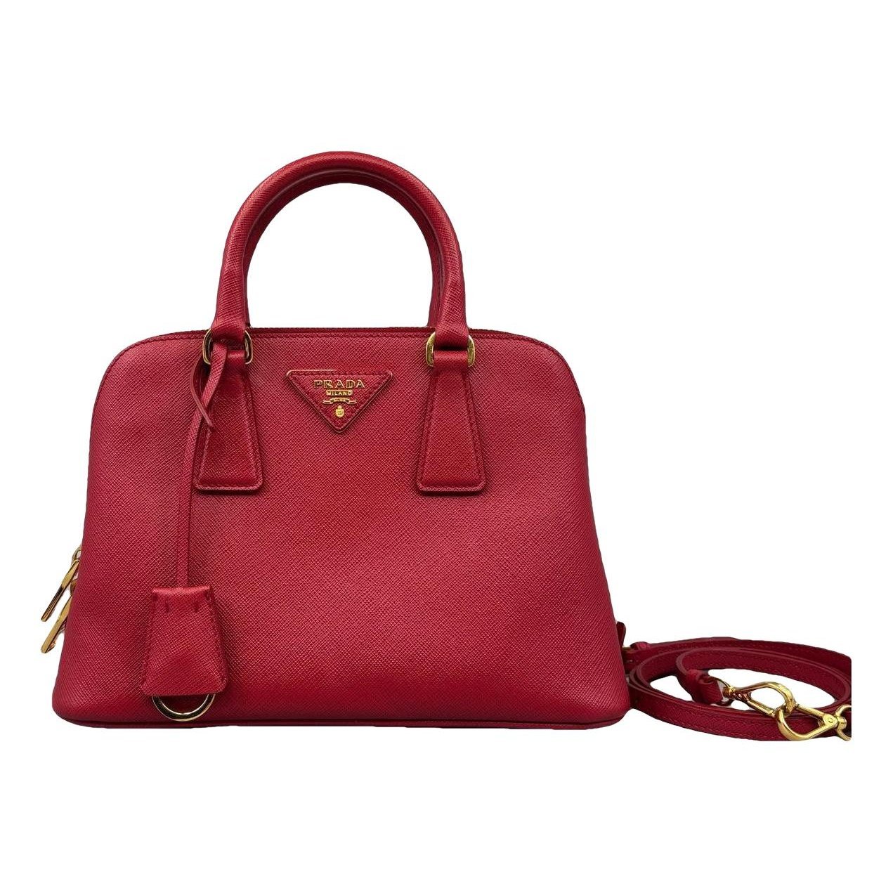 Promenade leather handbag