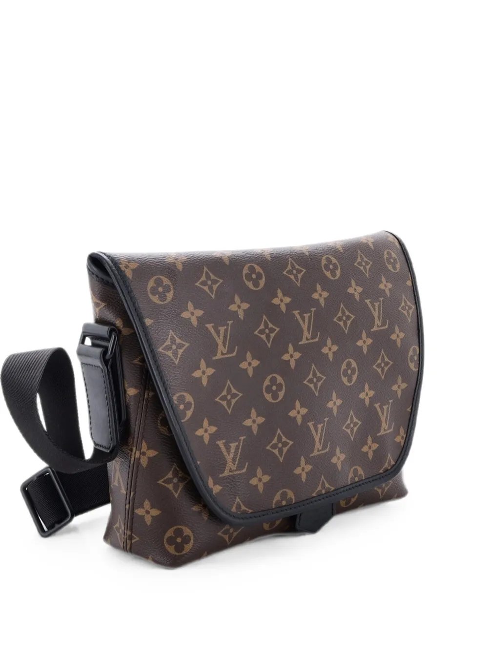 Magnetic Messenger Bag Macassar Monogram Canvas crossbody bag