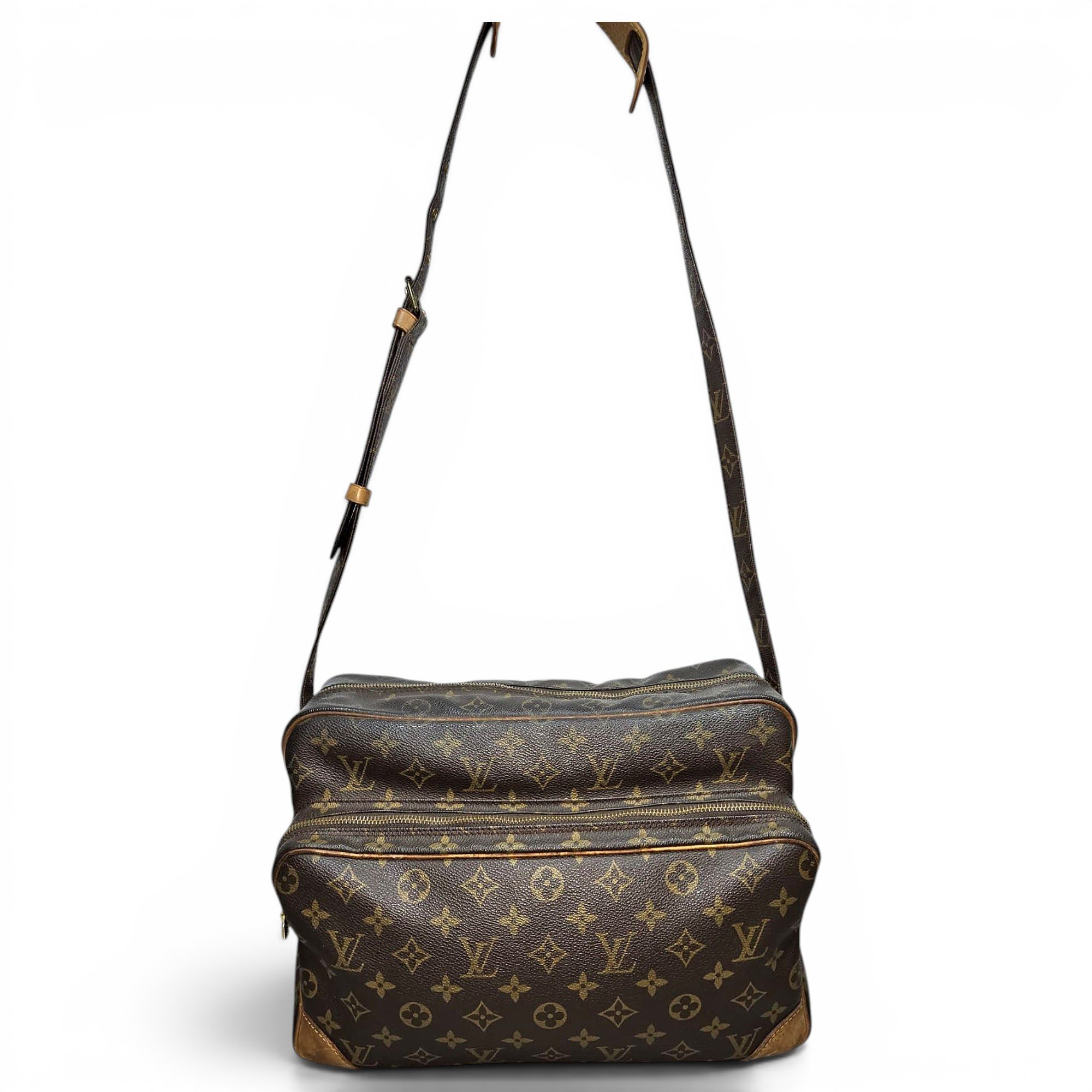 Nile leather crossbody bag