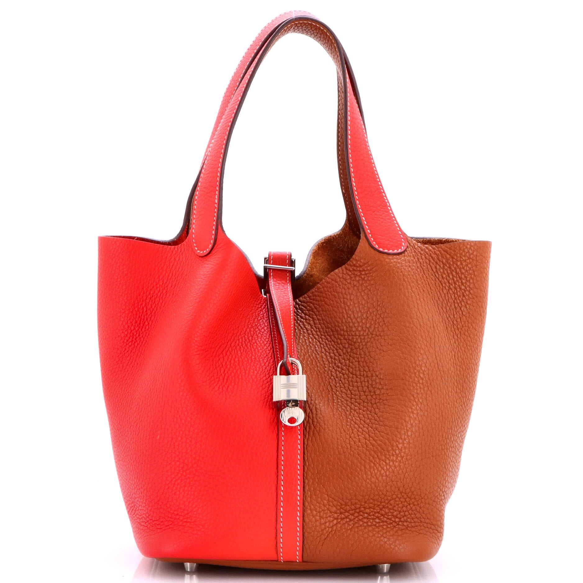 Picotin Lock Bag Bicolor Clemence MM